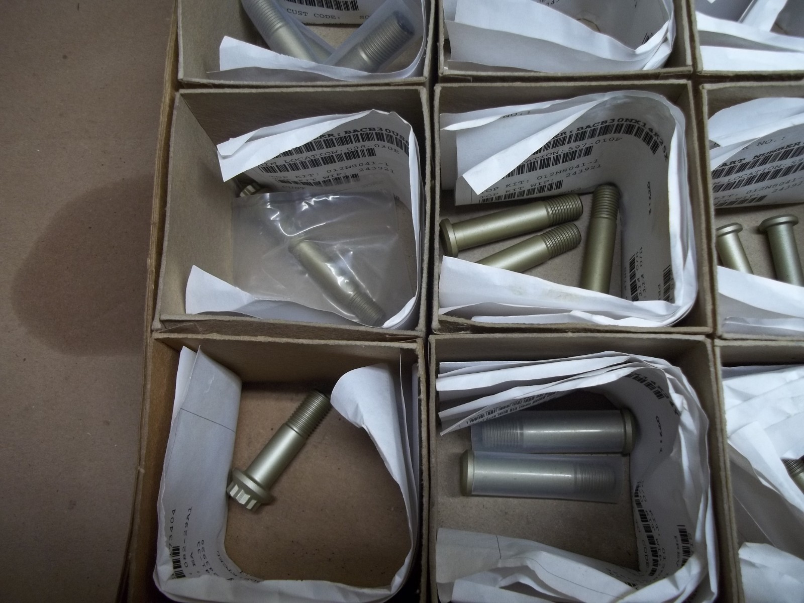 QTY 50 / SET OF MISC BOLTS / HALF PRICE AIRCRAFT HARDWARE