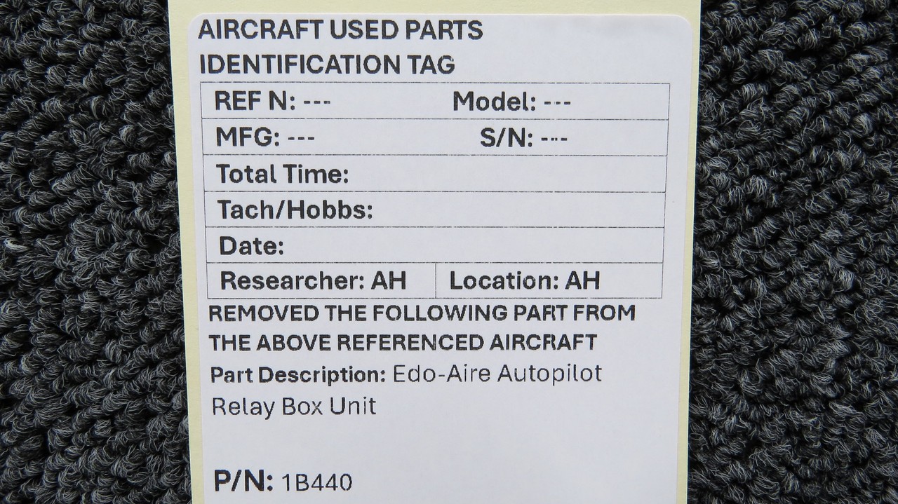 1B440 Edo-Aire Autopilot Relay Box Unit