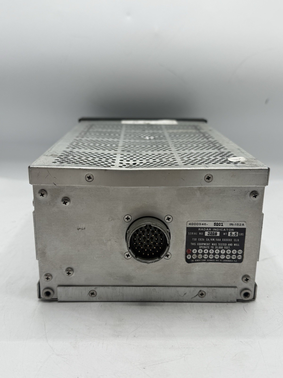Bendix King IN-152A Radar Display 4000946-5201 READ