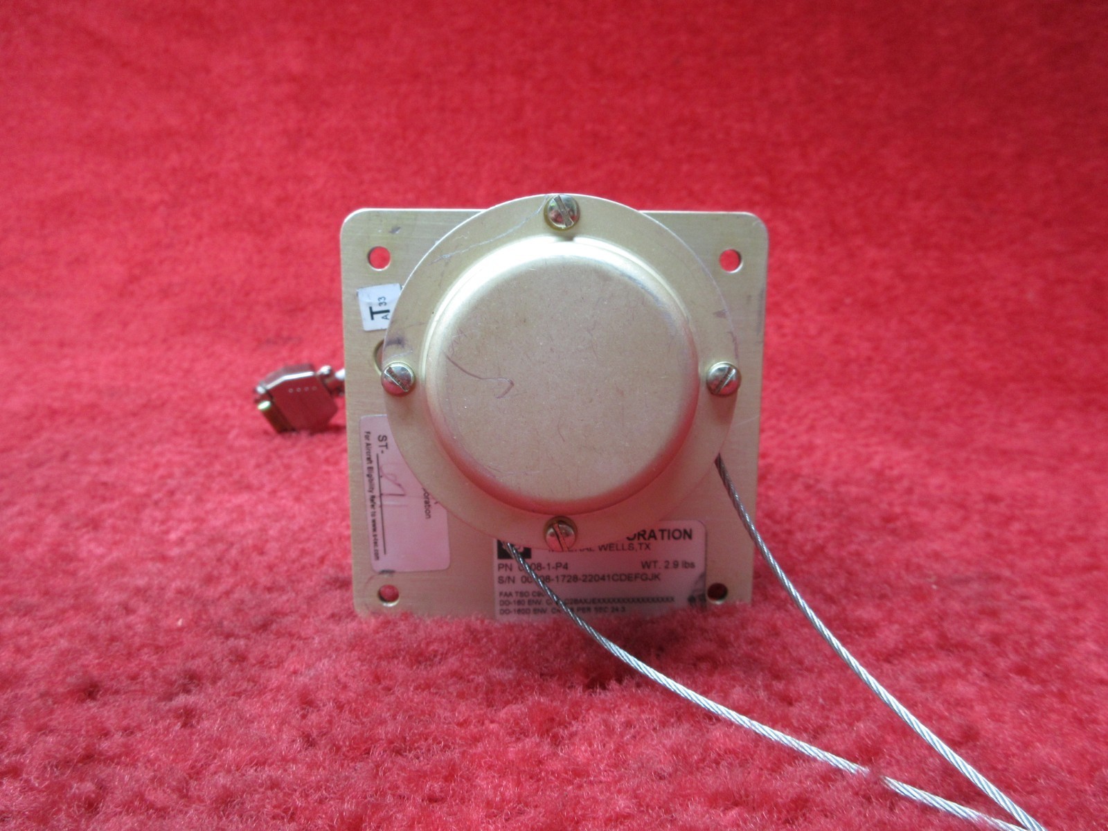 S-Tec Corporation Autopilot Pitch Servo PN 0108-1-P4