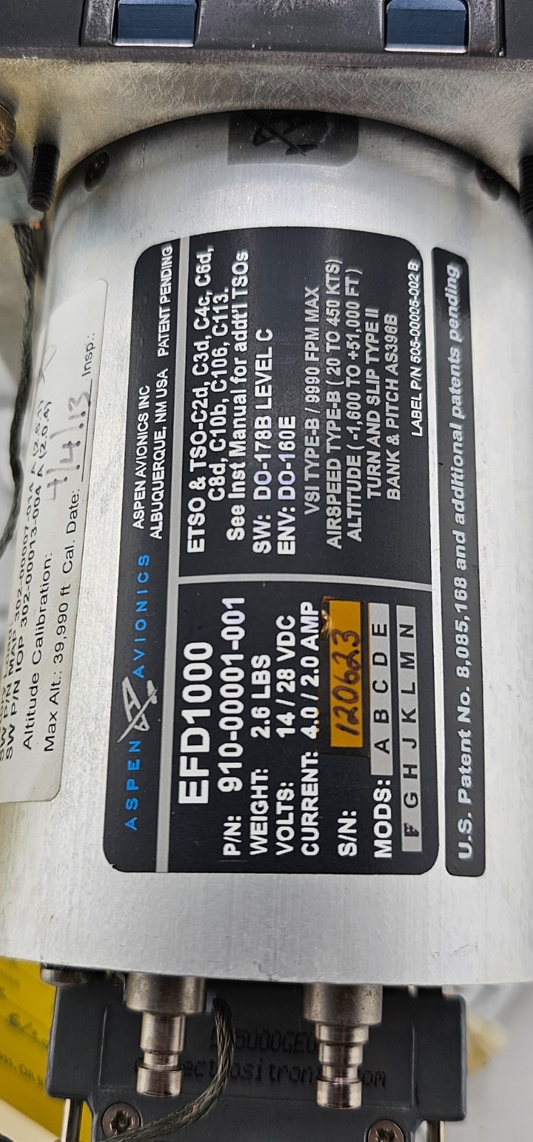 Aspen Avionics EFD 1000