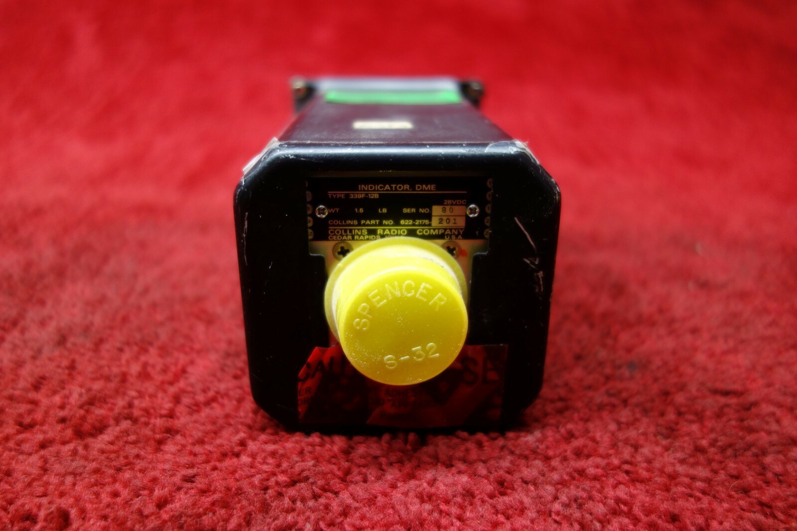 Collins 339F-12B DME Indicator 28V PN 622-2175-201
