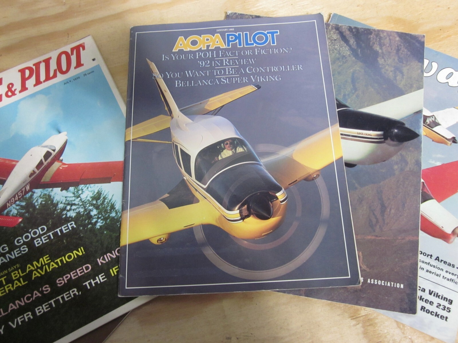 Bellanca Super Viking FIVE Magazine Collection Plane & Pilot AOPA Airways (E2)