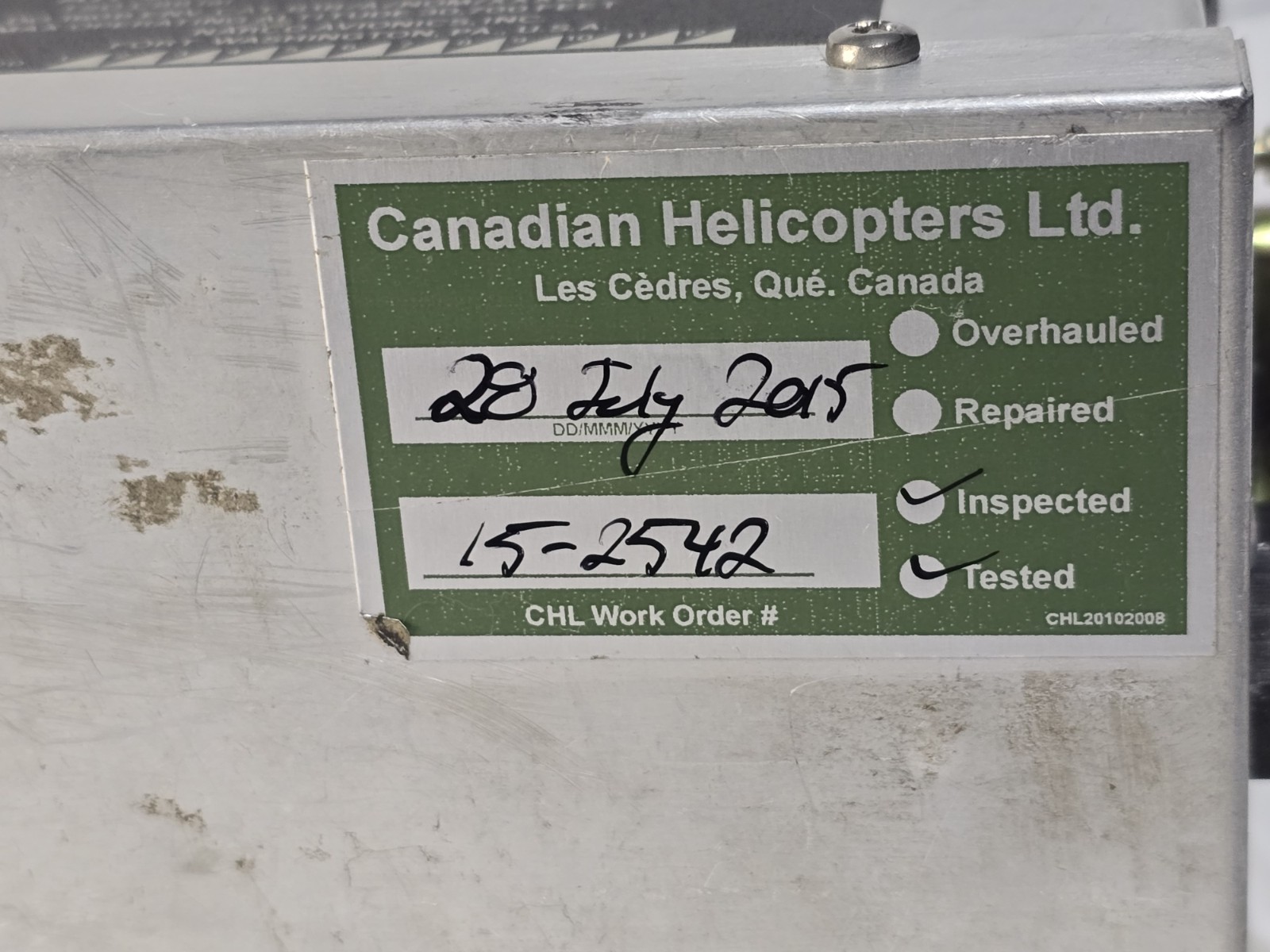 Narco Avionics AR-850 Altitude Reporter – As Removed, Untested