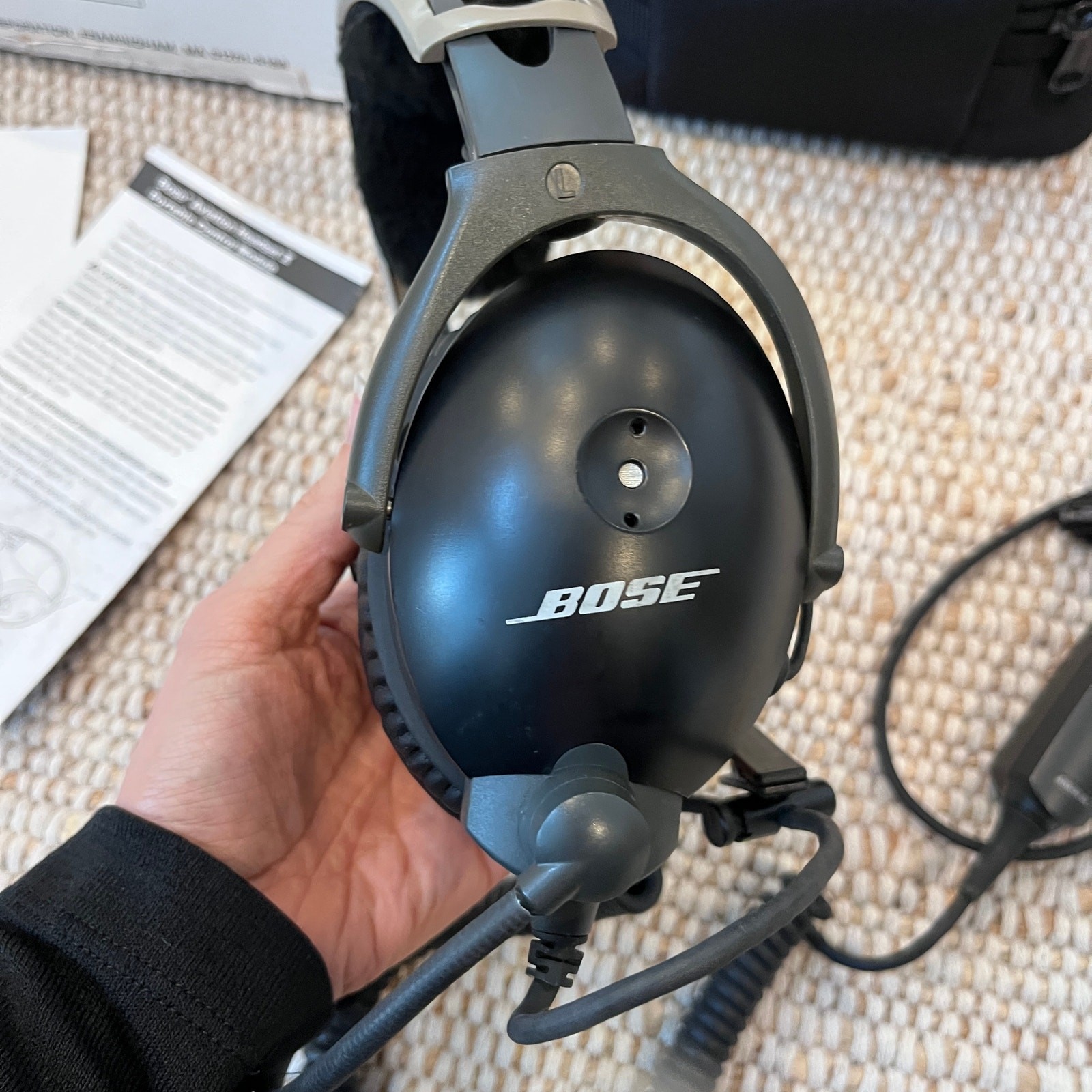 Bose Aviation X A10 Headset with Original Box & Case P/N N100912-00