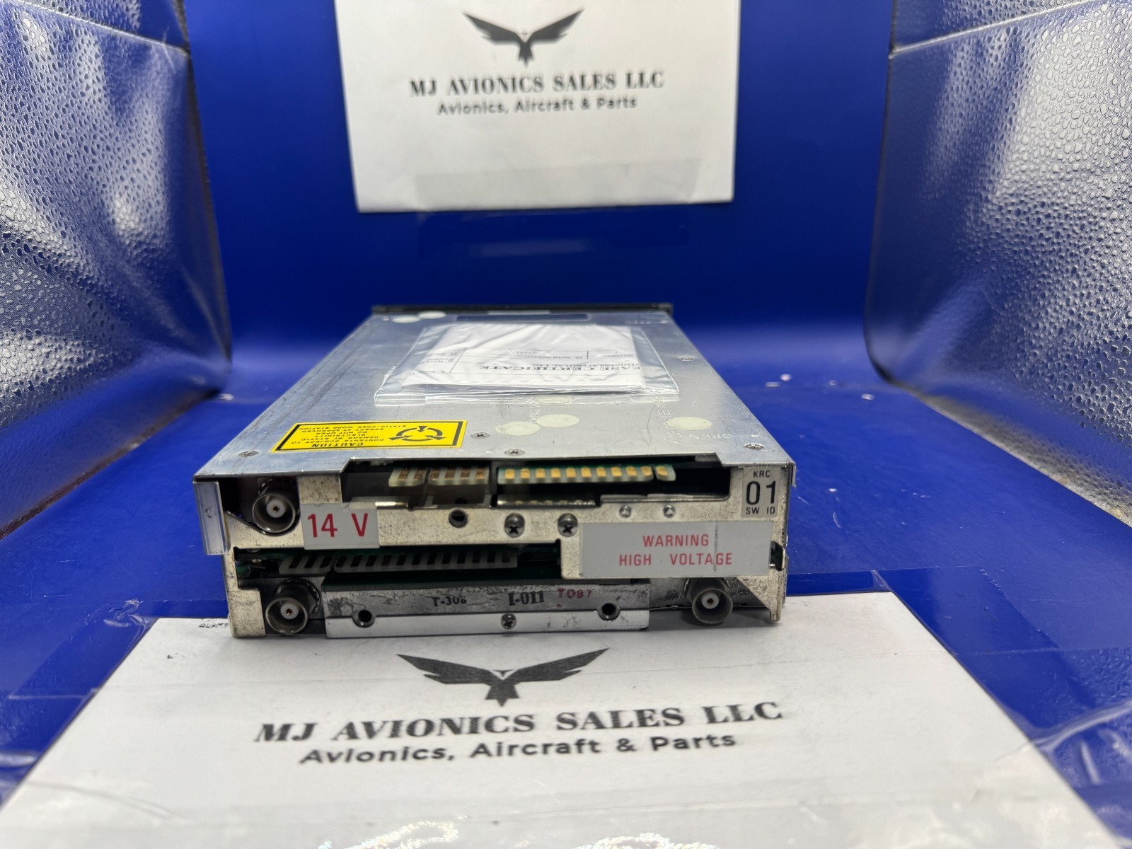 BENDIX/KING KX 155 P/N 069-1024-42 14VDC WITH GLIDE/SLOPE WITH FAA FORM 8130-3