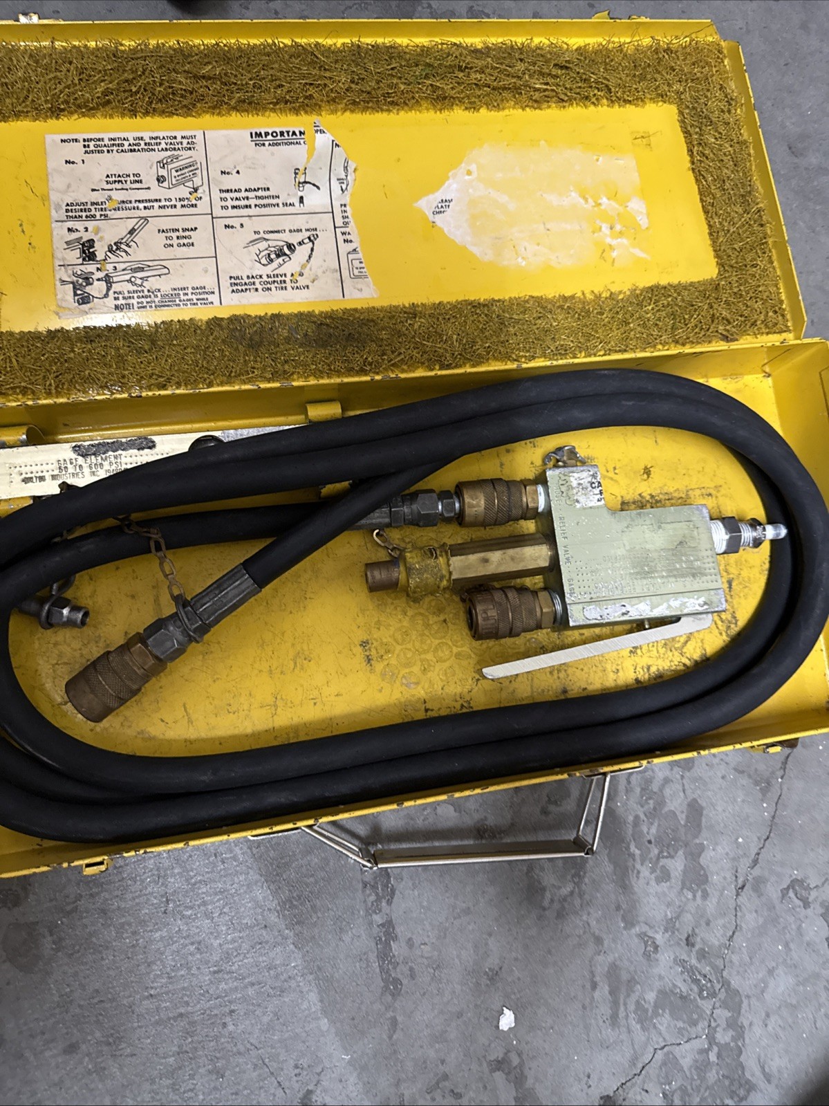 Milton Inds Inflator Assy. Kit M85352/1 NSN 6685-00-124-4336-SX KBSTTSK05