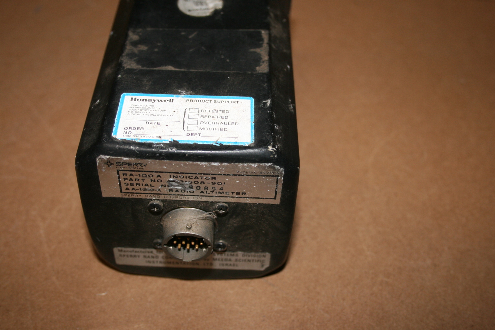 Honeywell Sperry RA-100A Radio Altimeter Indicator 4031608-901