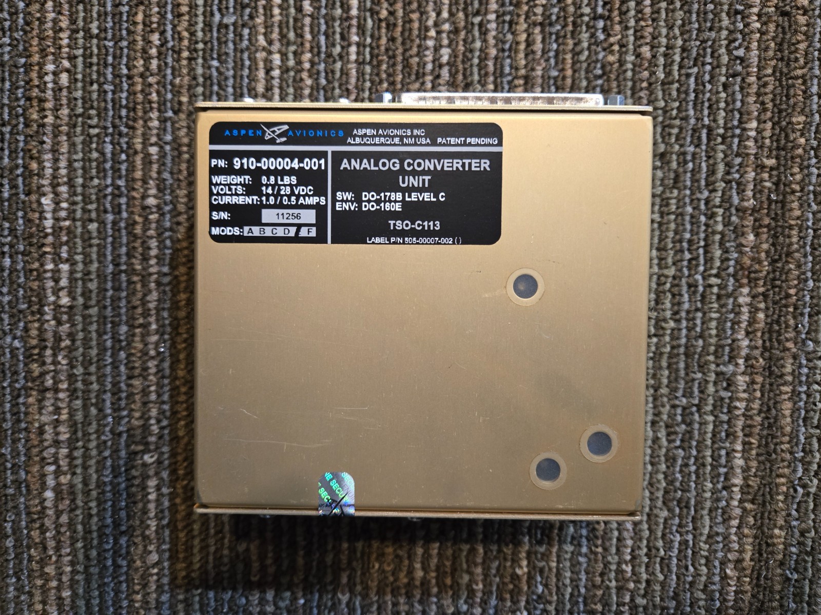 910-00004-001 Aspen Analog Converter Unit