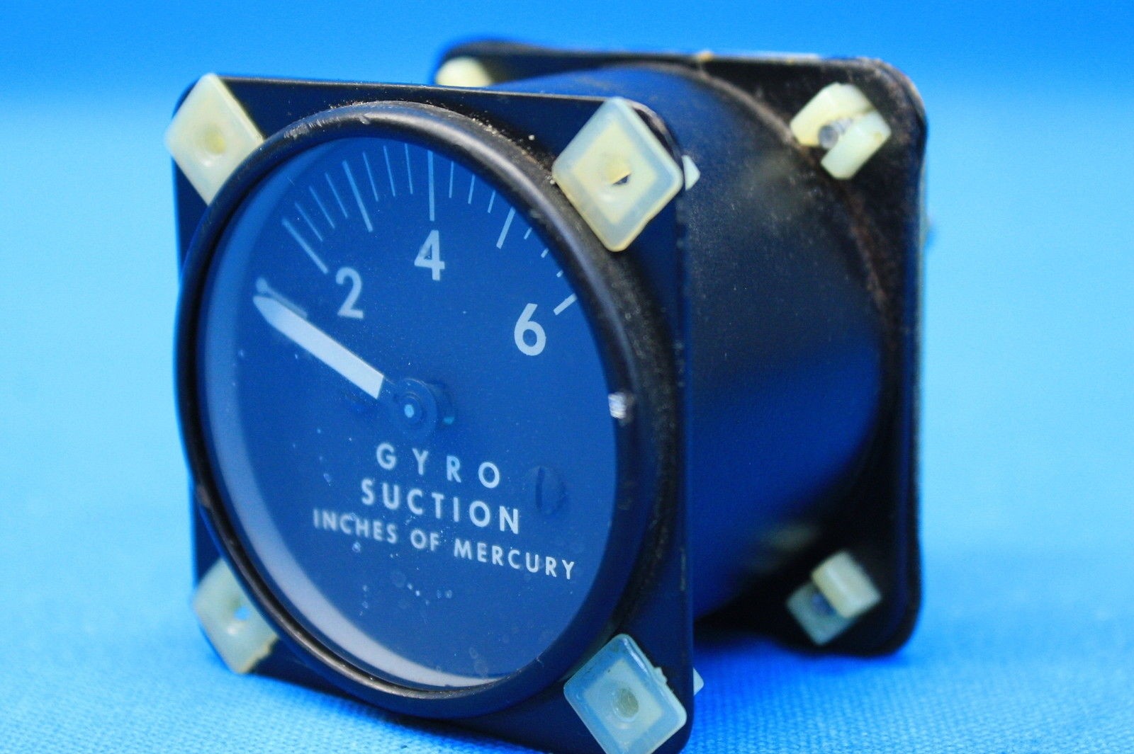 Clean Used Airbourne Mfg Co Aircraft Gyro Suction Gauge P/N 1G10-1 (18219)