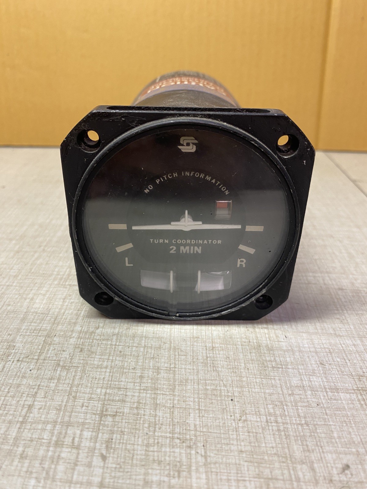 6405-28L S-Tec Turn Coordinator 2 min Indicator, Lighted 28 Volt #S19