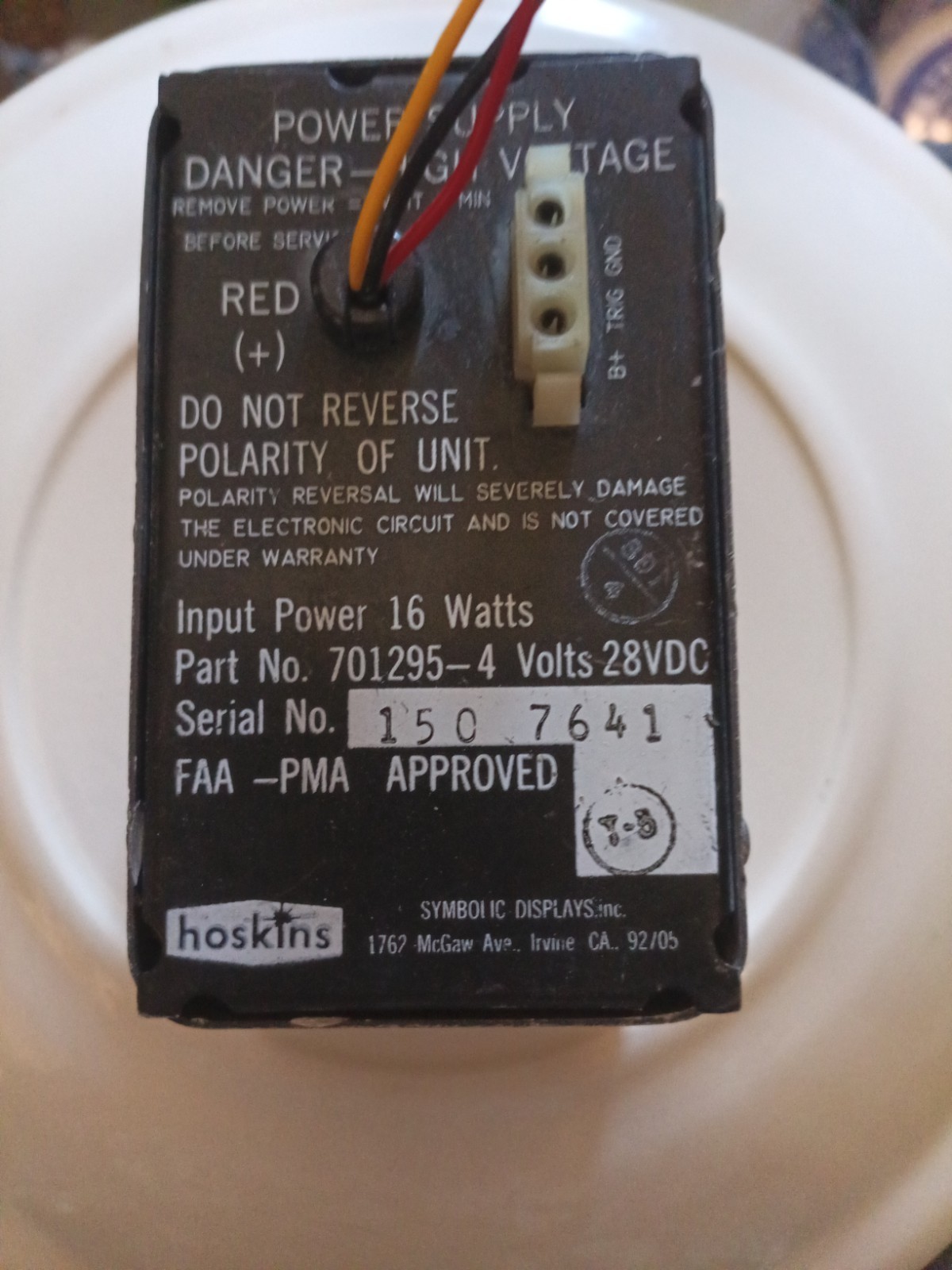 Hoskins Nav Light Power…
