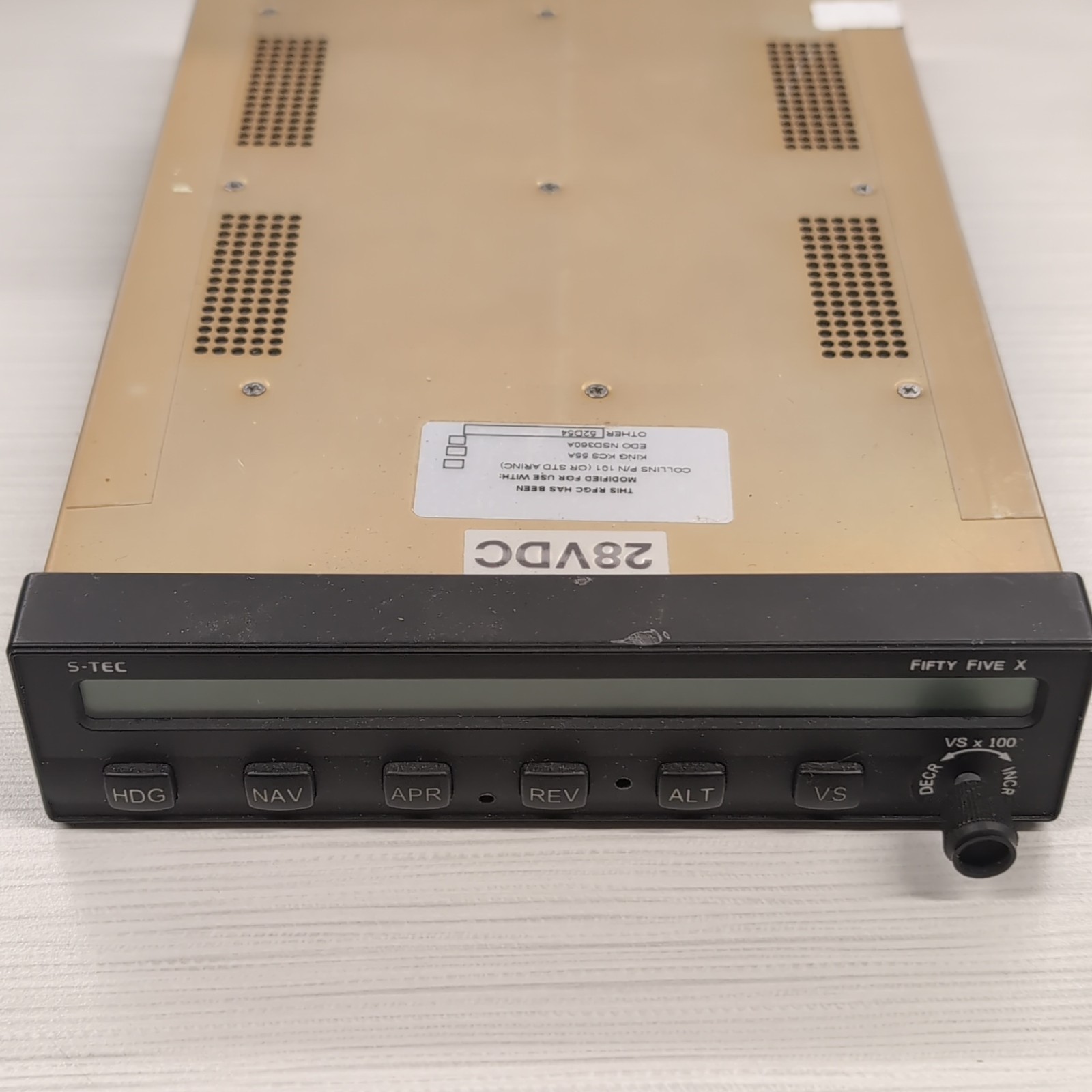 S-TEC 55 AUTOPILOT P/N: 01192-0-2TF