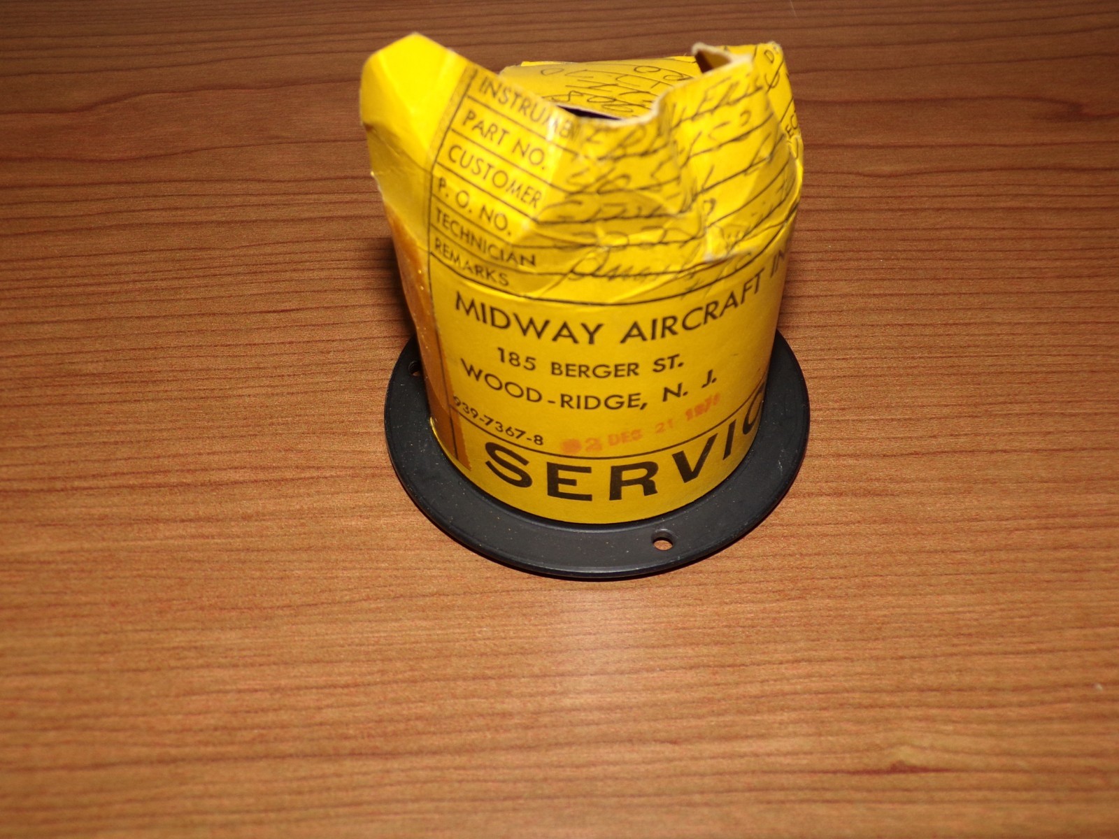 Aero Instrument Co. Model 4059-153 Frequency Gauge 420hz, North Hollywood CA