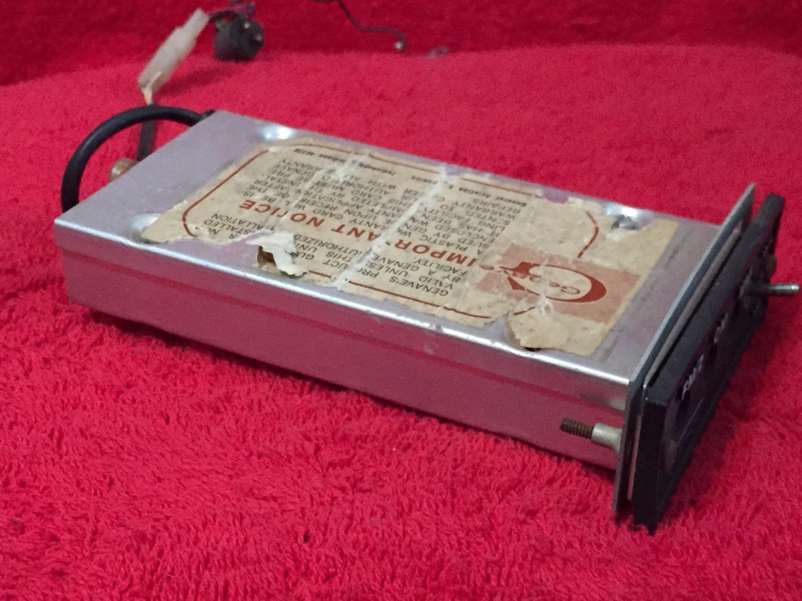 GENAVE DELTA 303 MARKER BEACON RECEIVER WITH CONNECTOR