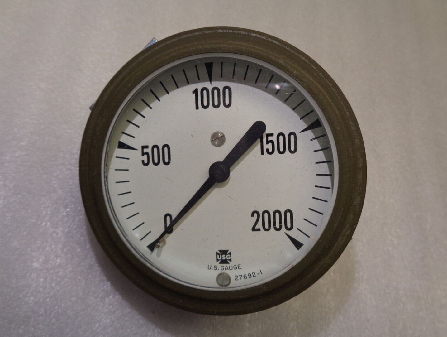 AMETEK U.S. GAUGE AIRCRAFT SOCKET GAUGE P644U / 27692-1 NEW