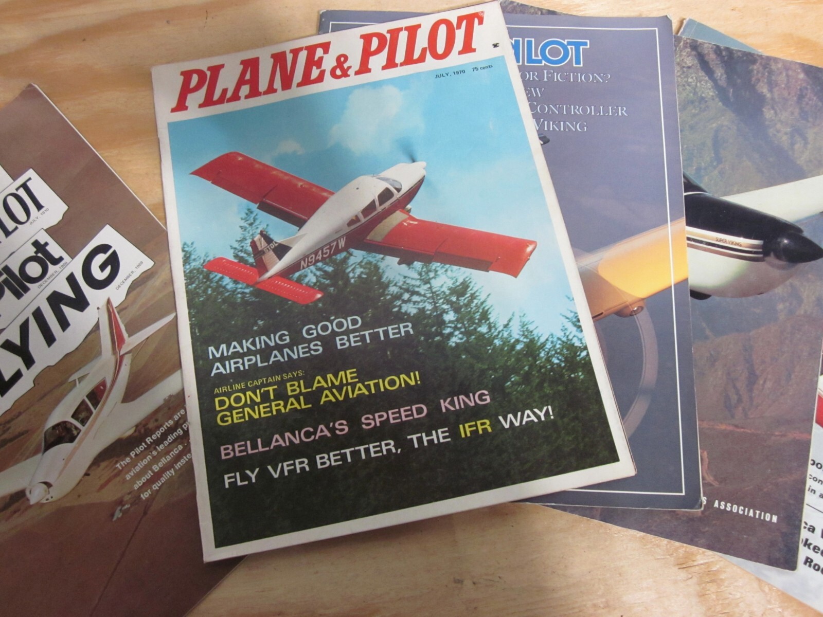 Bellanca Super Viking FIVE Magazine Collection Plane & Pilot AOPA Airways (E2)