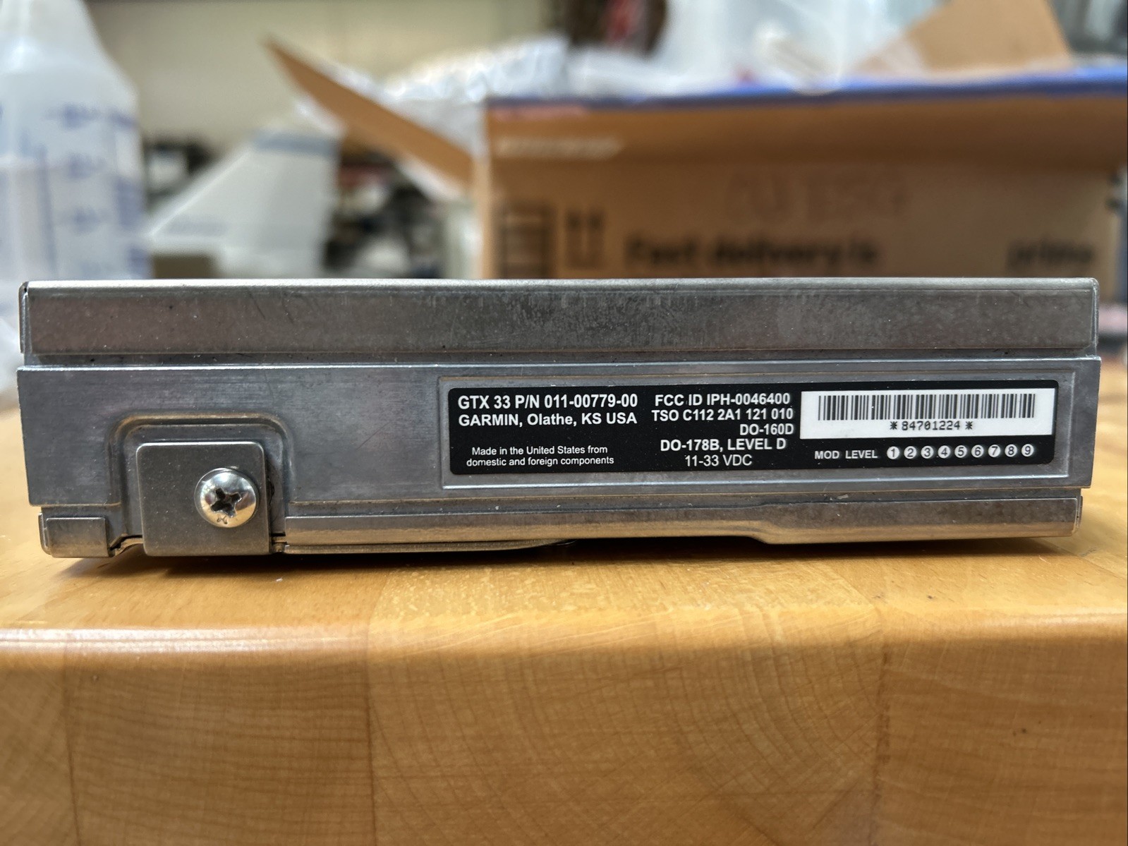 Garmin GTX 33 Remote Transponder 011-00779-00, No Tray