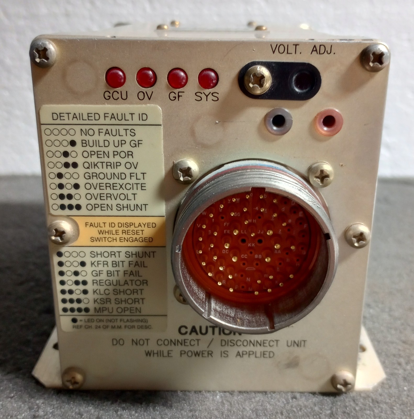 51525-001F – Lucas Aerospace D.C. Generator Control Unit – Parts Only