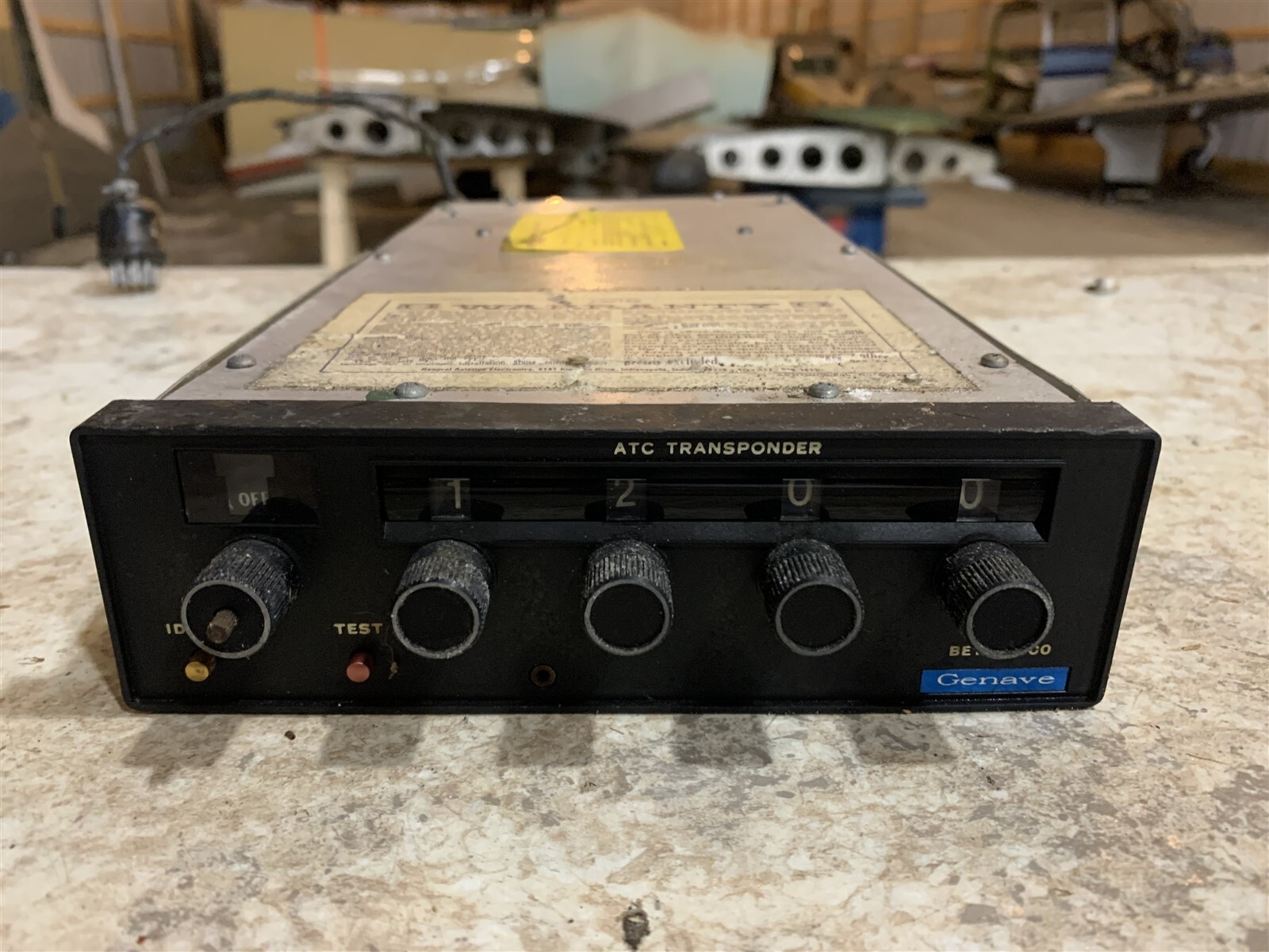 Cessna 150 L ATC Genave Transponder Beta 5000 With Tray