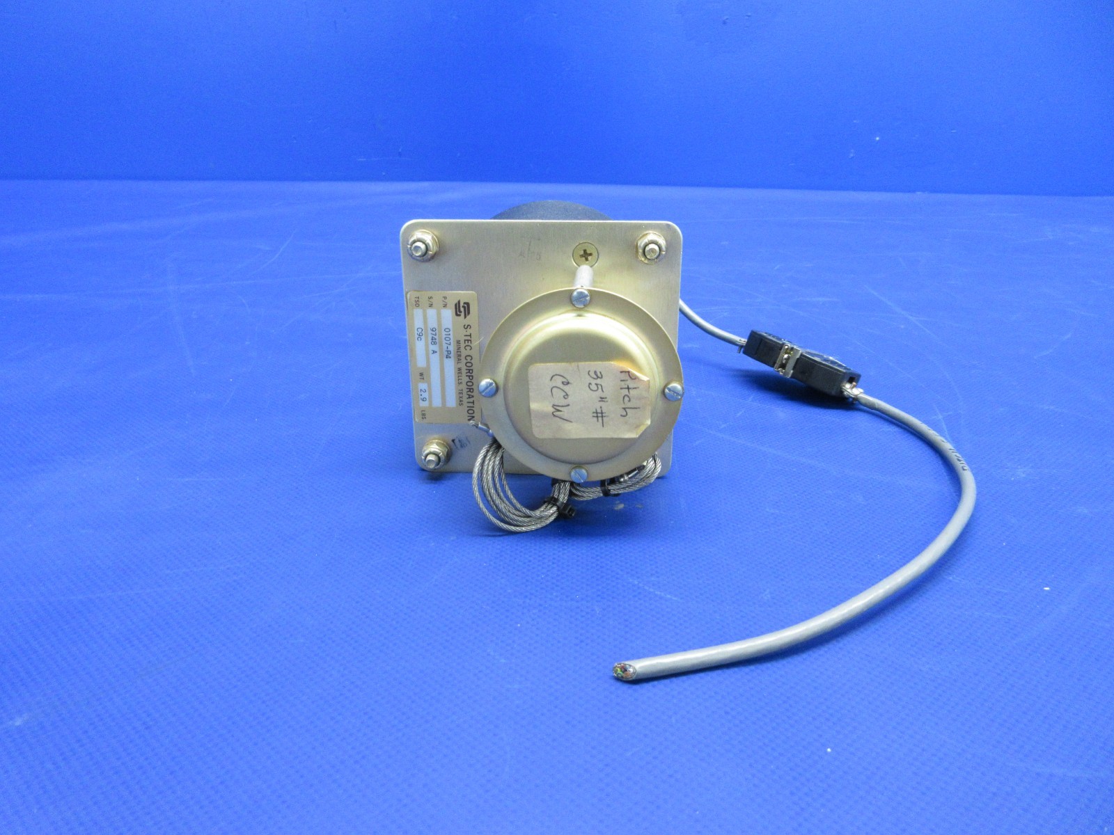 Cessna 182 / 182H S-TEC Corporation Autopilot Pitch Servo 10107-P4 (0126-444)