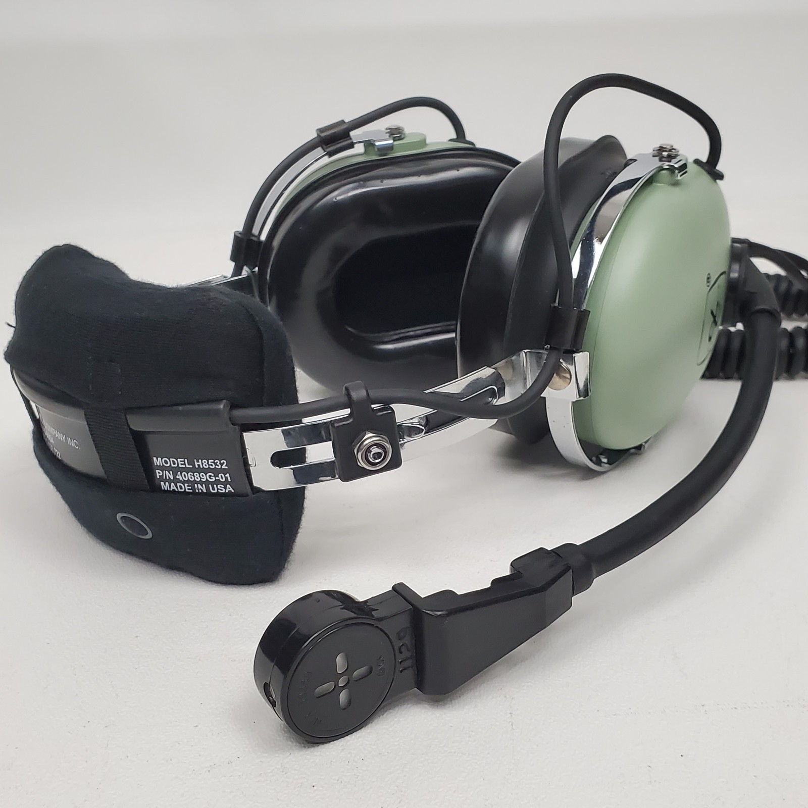 David Clark Pro Audio Headset Model H8532 P/N 40689G-01 4-Pin XLR Plug-in