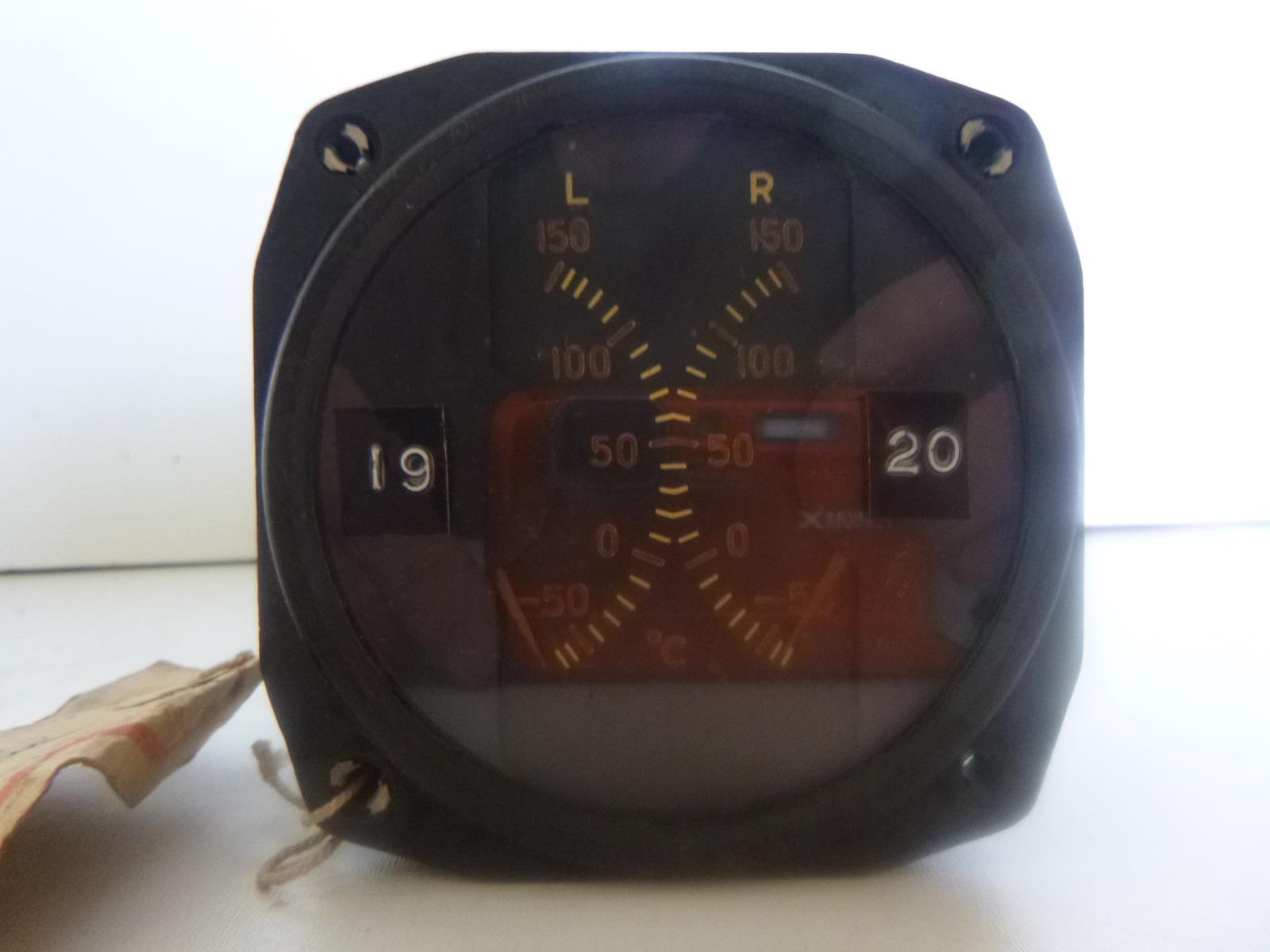 THOMAS A EDISON MFRS 33205 TEMPERATURE GAUGE AN 5795-6 6A/929 CH 201