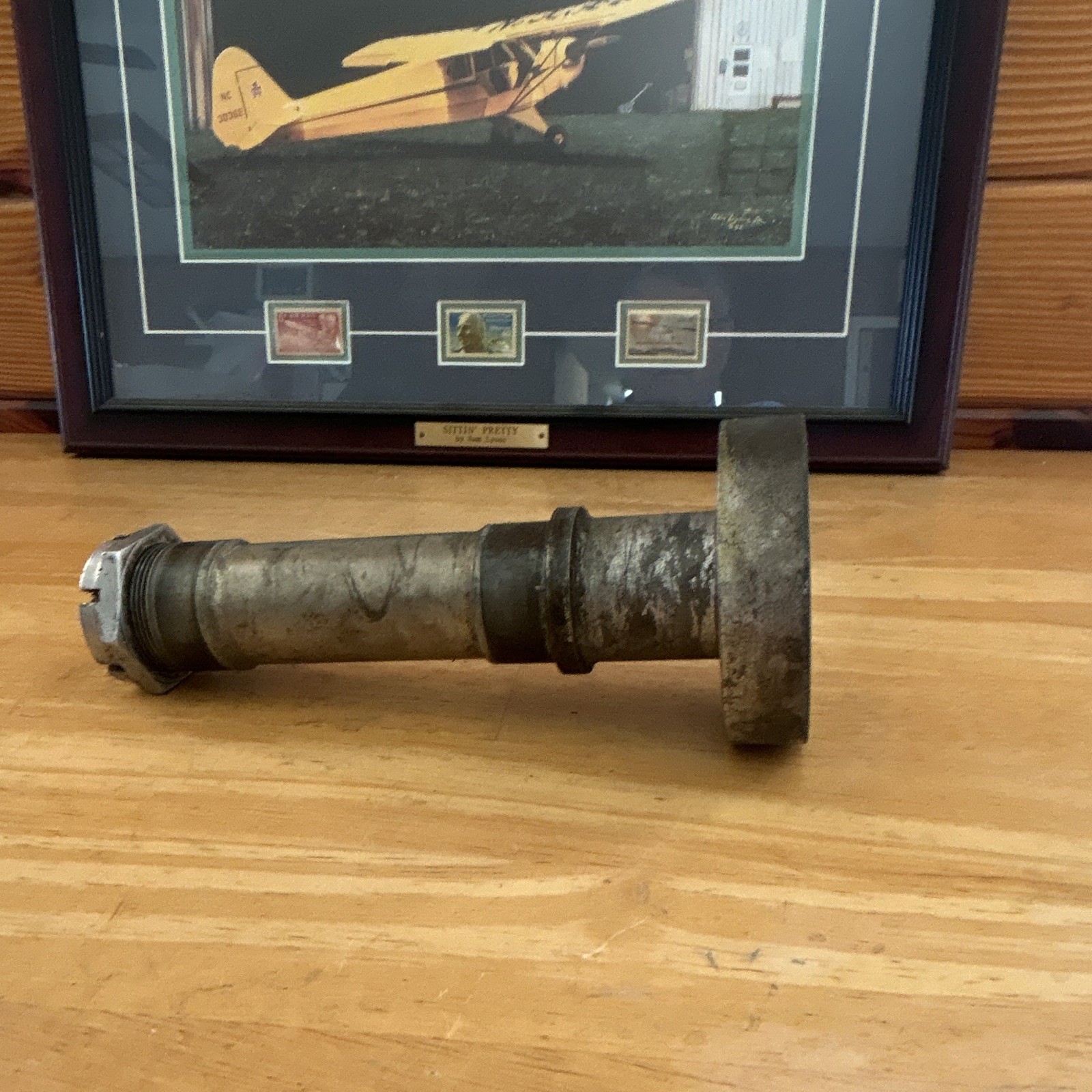 Heavy Duty Steel Axle, removed from 1955 Cessna 180