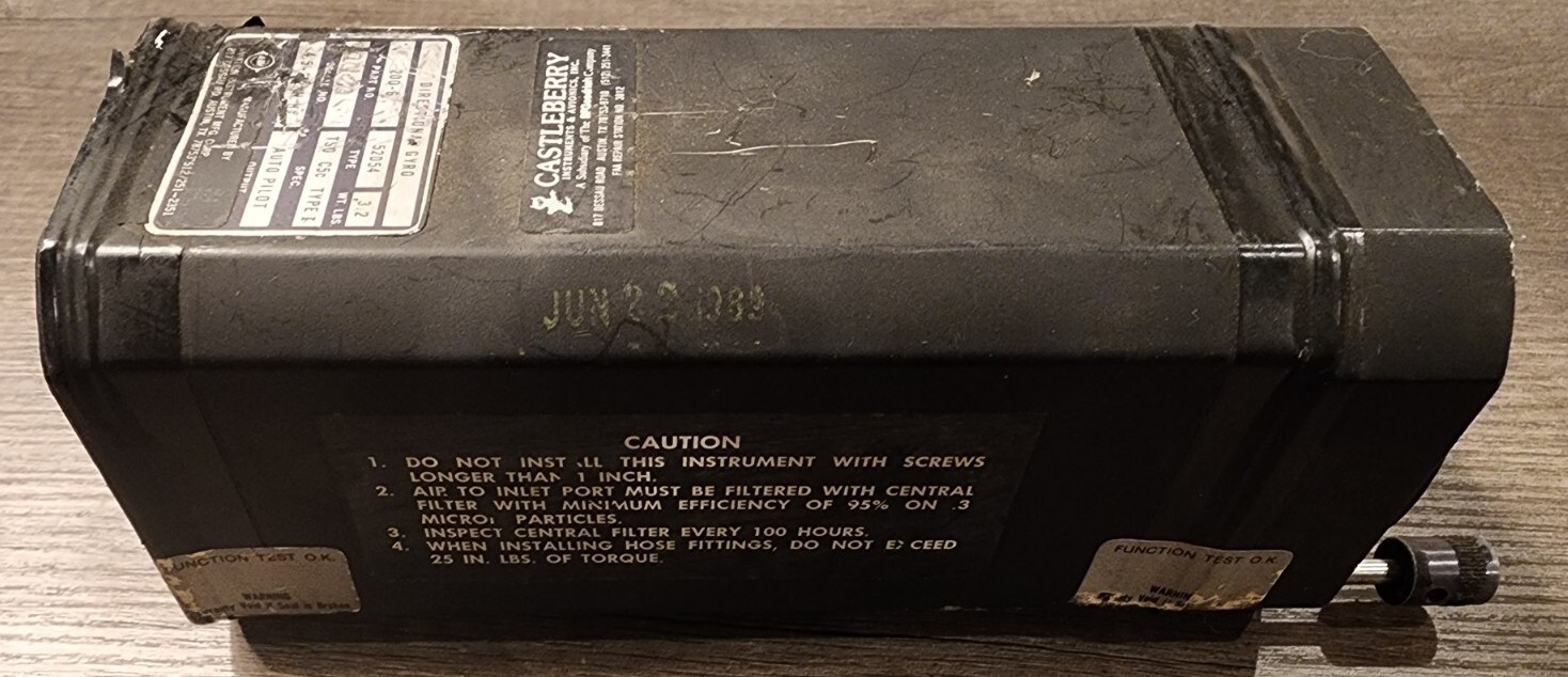 AIM 52D54 Directional Gyro P/N: 200-6 W/ 60 Day Warranty