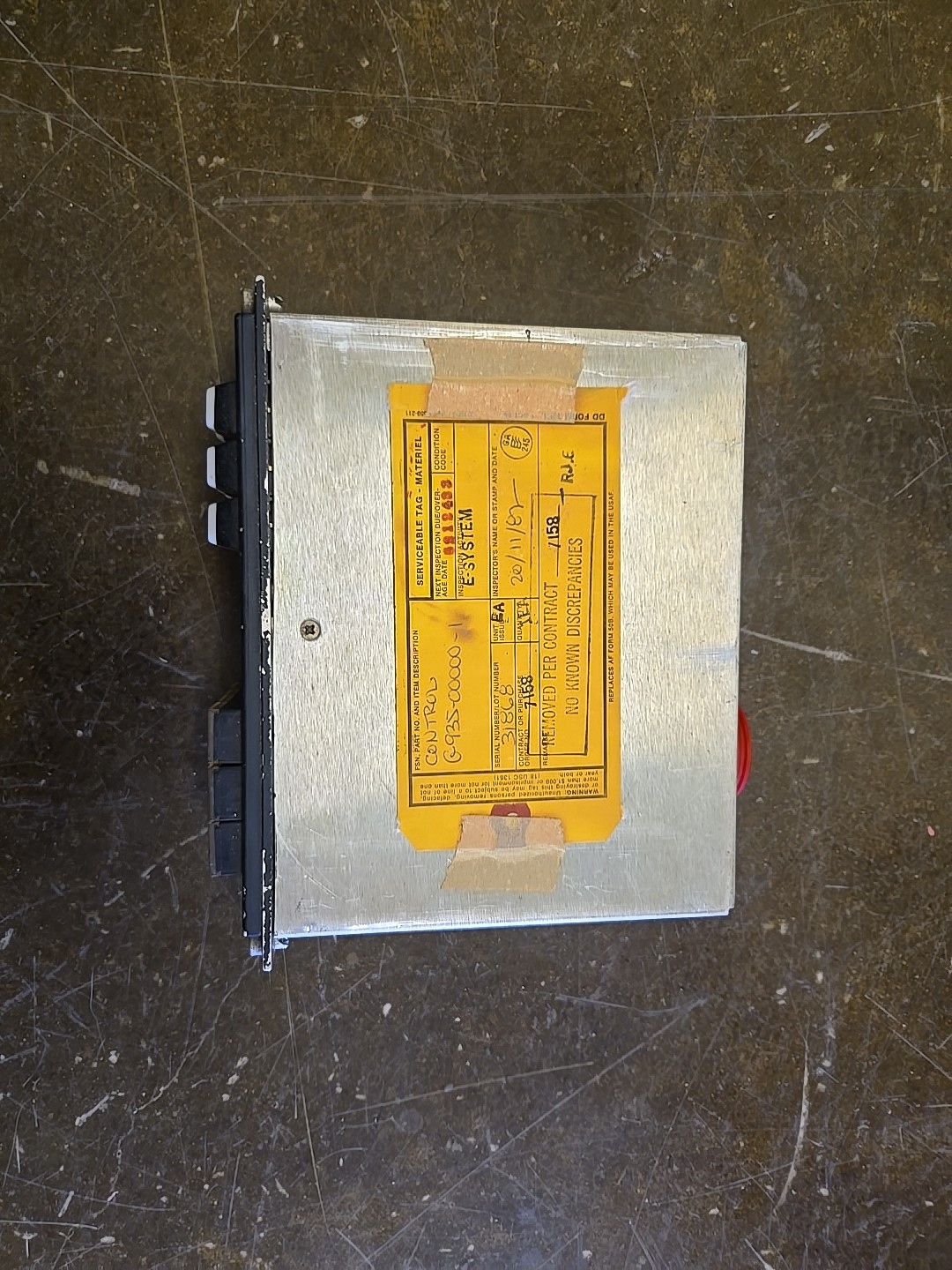 Military Aircraft Keyset Control Unknown Application