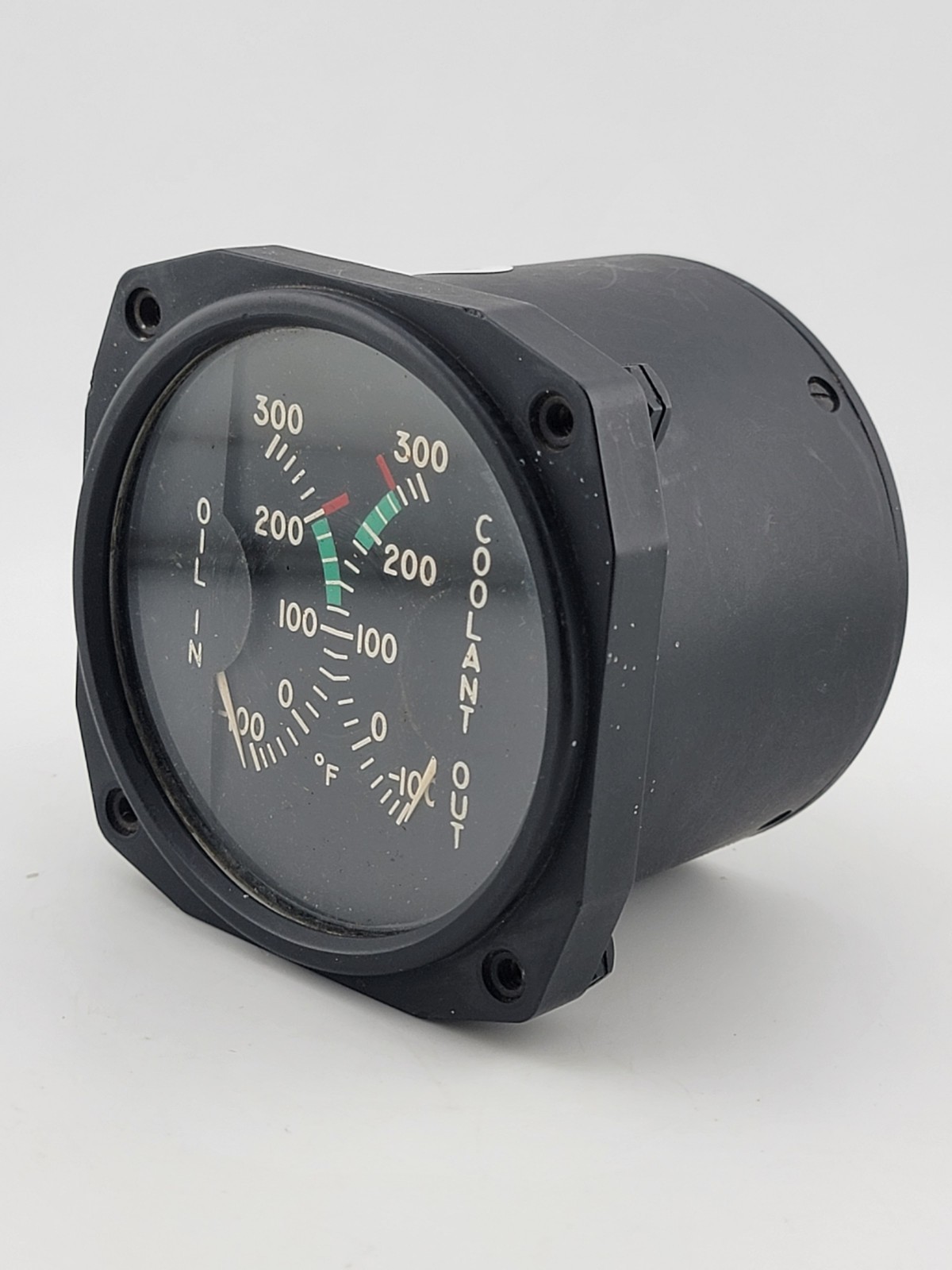 Vintage Unissued Type AN 5795-6 Dual Temperature Guage By Electric Auto Lite Co.