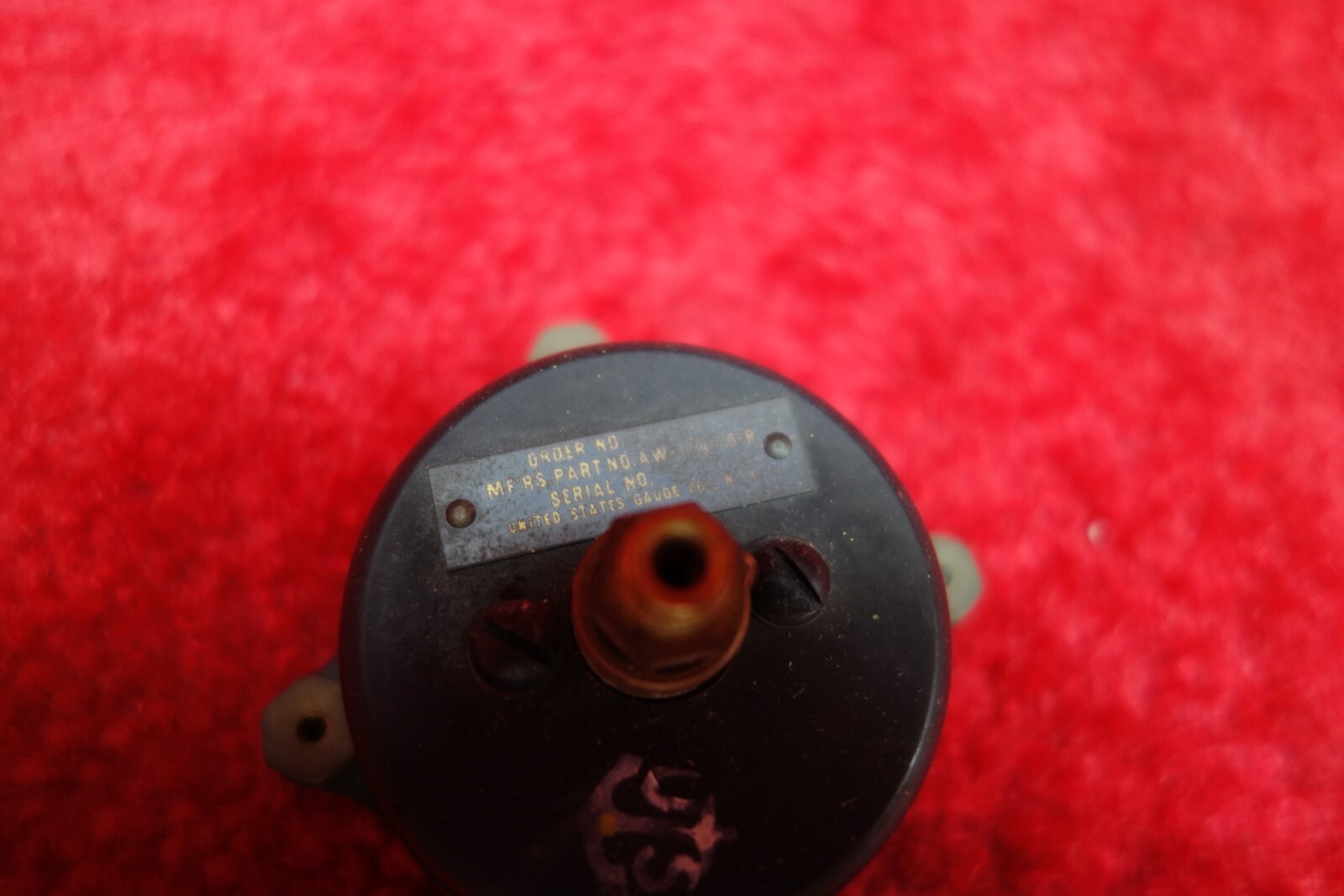 United States Gauge De-Icer Gauge PN AW-17/8-16-R
