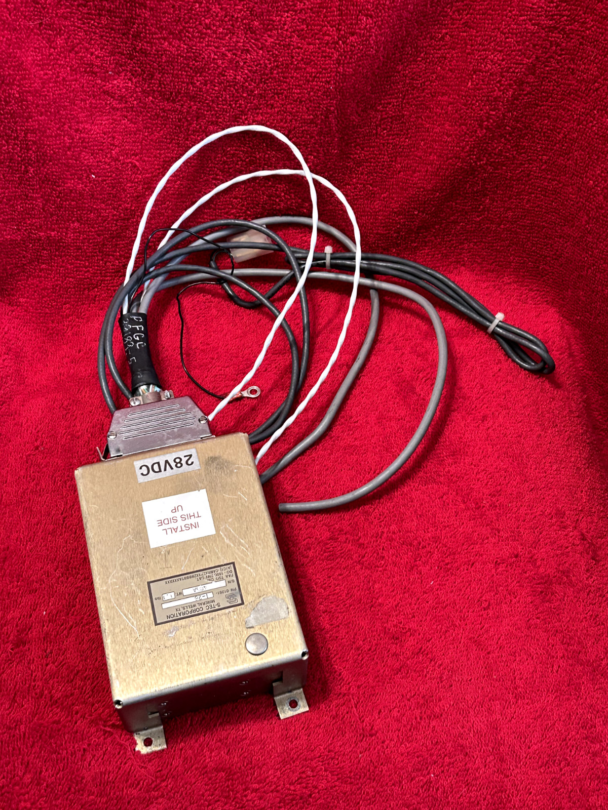 S-TEC 28 VDC AUTOPILOT COMPUTER P/N 01261-1-28 WITH CONNECTOR