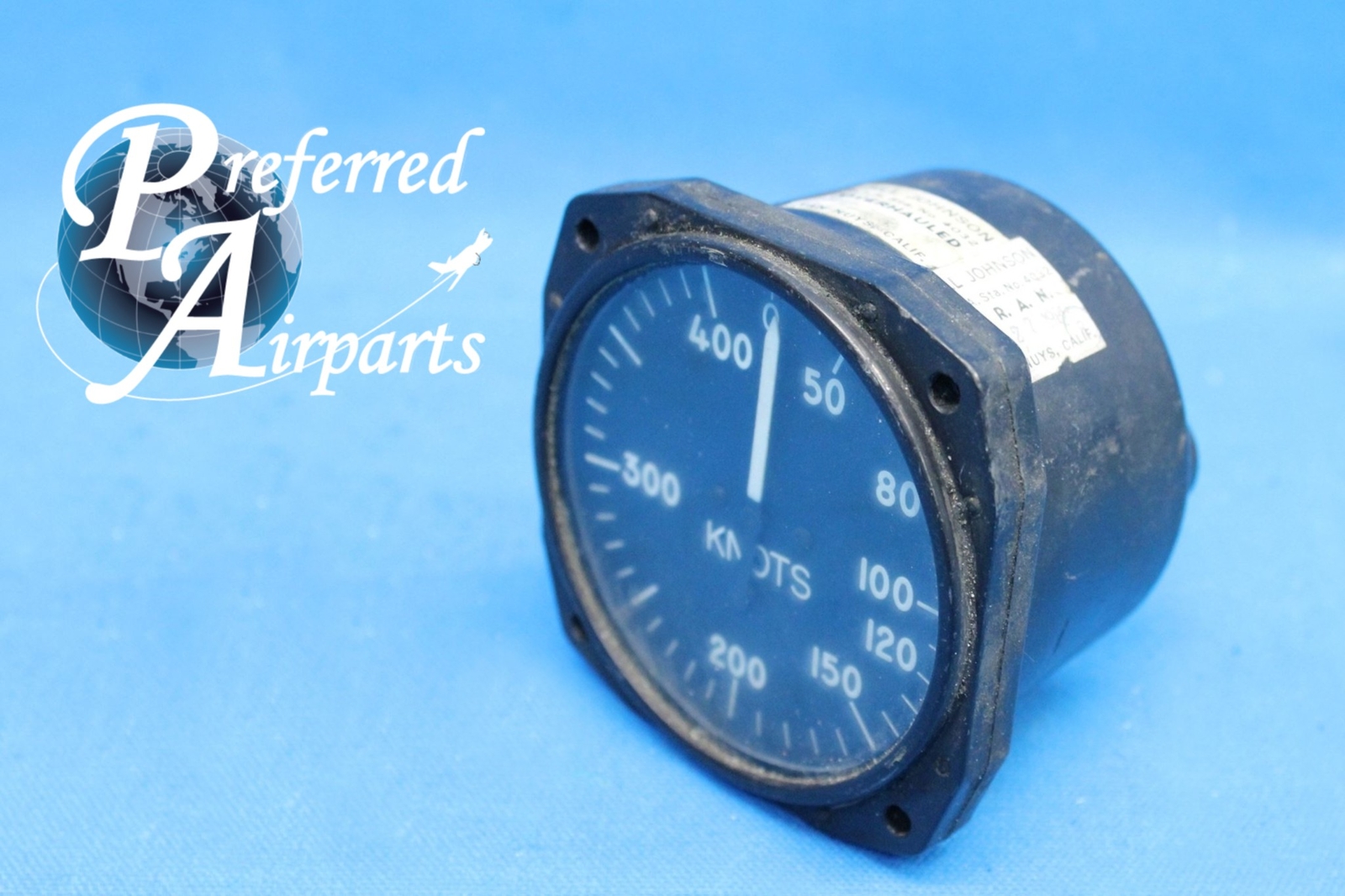 U.S Gauge Airspeed Indicator AW-2-3/4-16-BYF12 P/N: MS28046W1 (23530)