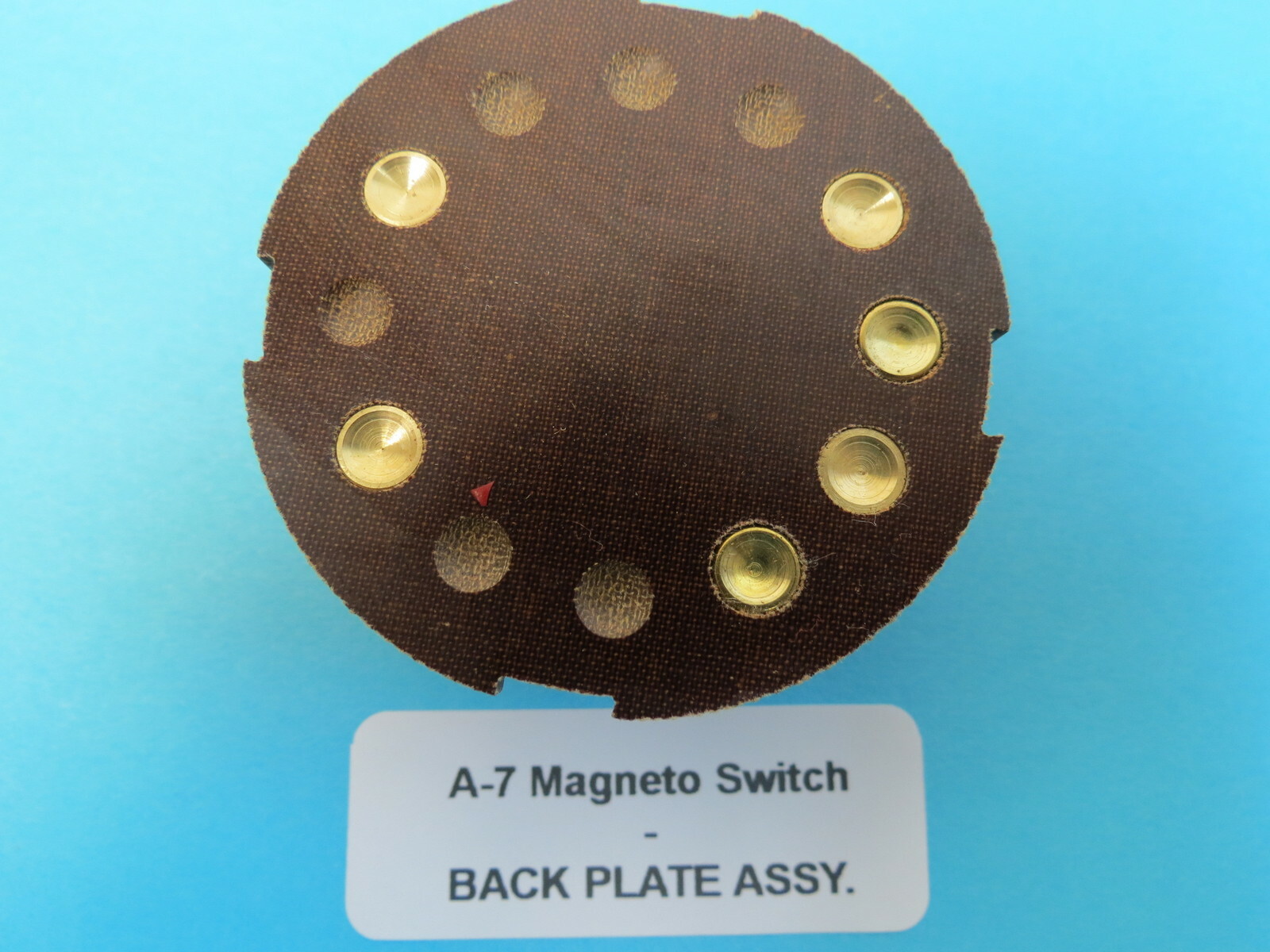Type A-7 Mag Magneto Switch Replacement Backplate T-6 SNJ Piper Cub Stearman.
