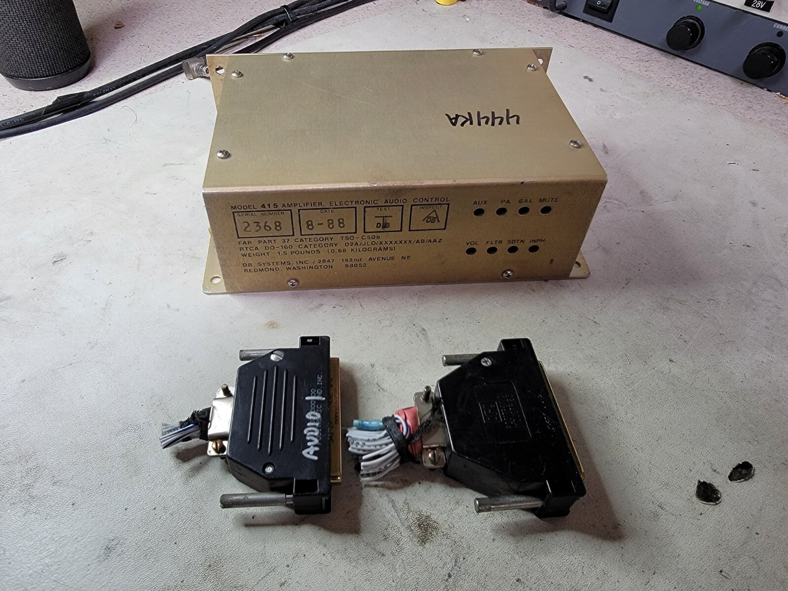 Model 415 DB Systems Electronic Audio Control Amplifier DB415 #B006 *30 Day Ret*