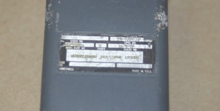 Honeywell 629BA5 / 10-60737-2 Spex Sperry Unisys RCA Pressure Ratio Indicator
