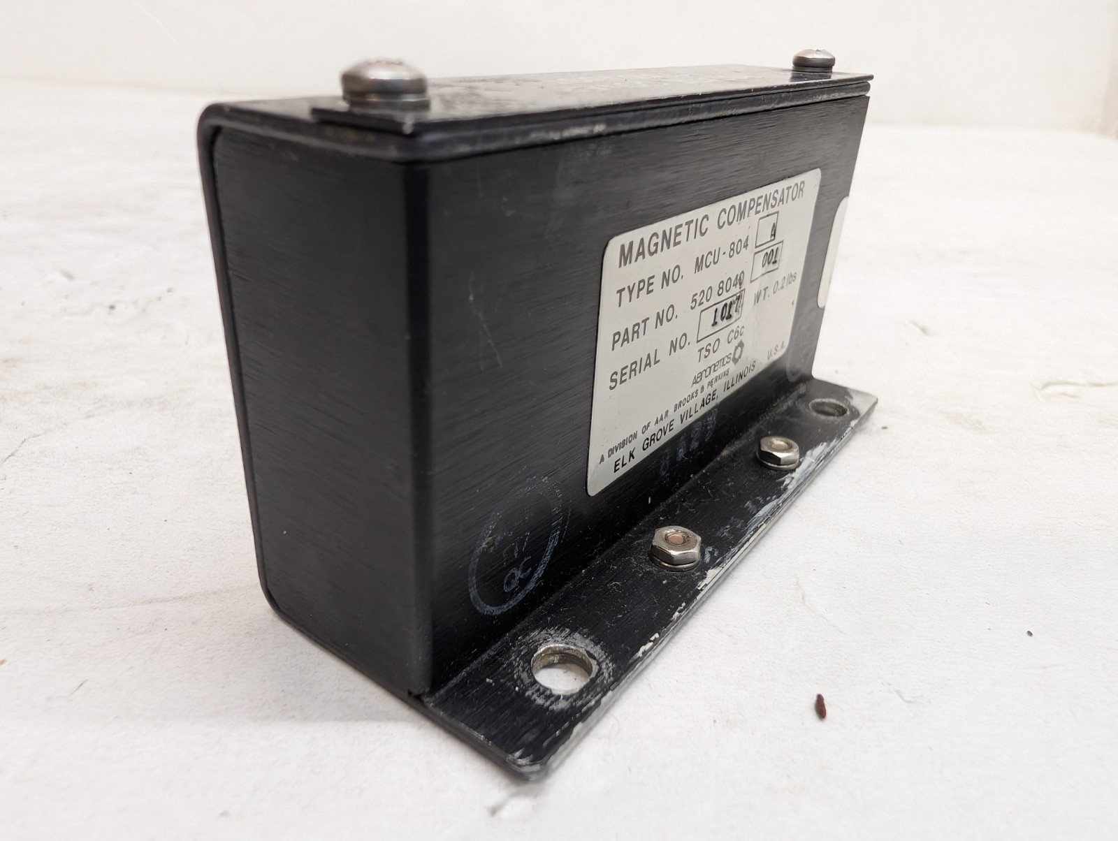 Aeronetics MCU-804 Magnetic Compensator 520-8040-001 TSO C6c