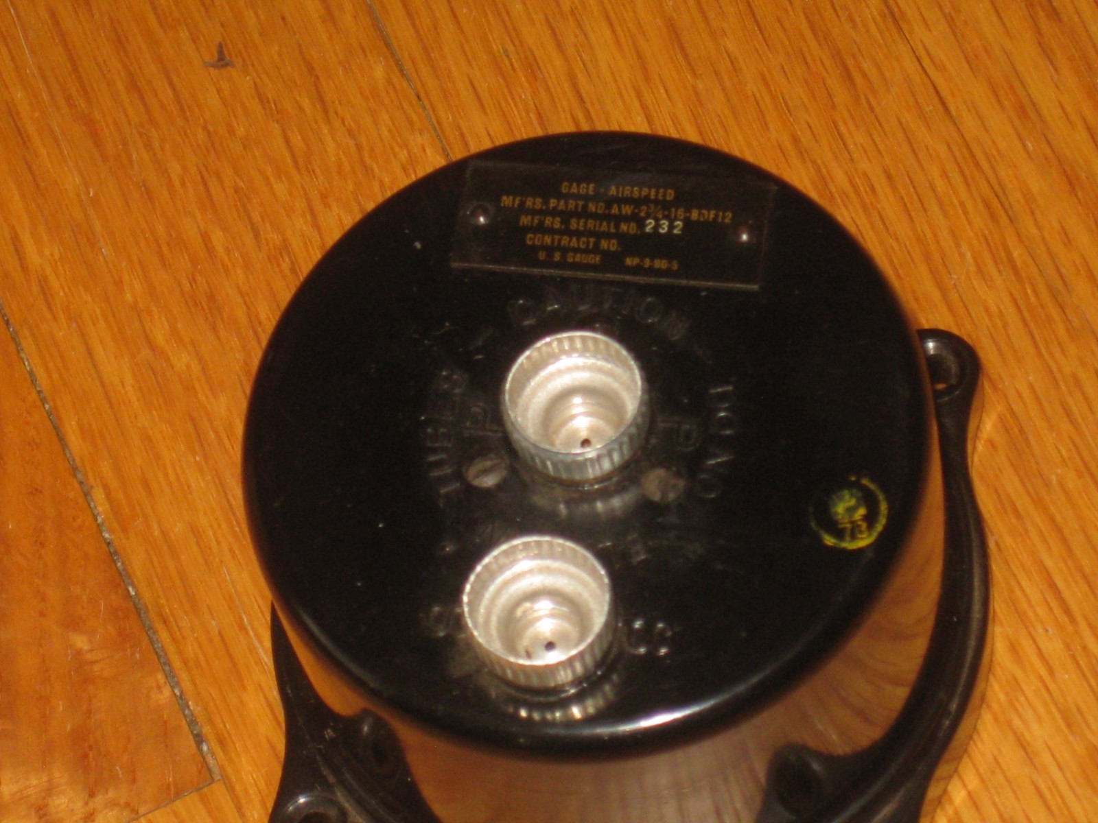 NOS Rare Vintage Aircraft Airplane Airspeed Indicator Gauge 50-250 MPH, US Gauge
