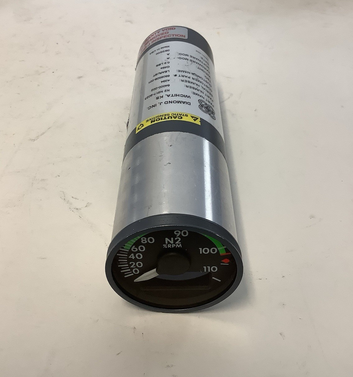 Diamond J Inc N2 N617-9023 Learjet Percent Indicator P/N 64000-002
