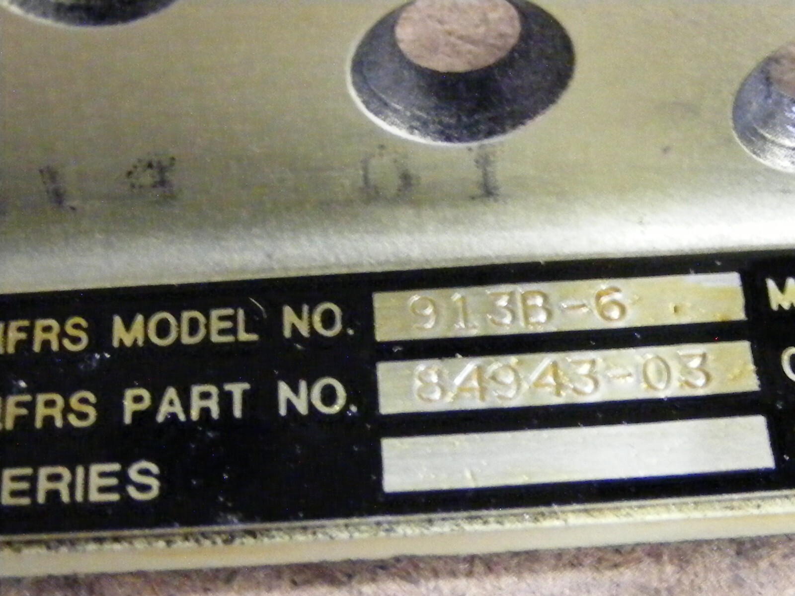 LUCAS Aerospace Servo 84943-03 Aircraft Airplane NOS (a94)