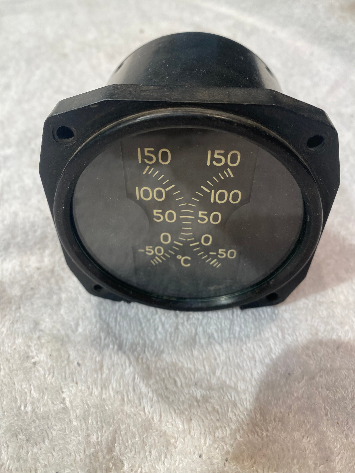 AN5795T6A # 10736-A Gauge Electric Auto-Lite Dual Temperature Indicator 12 or 24