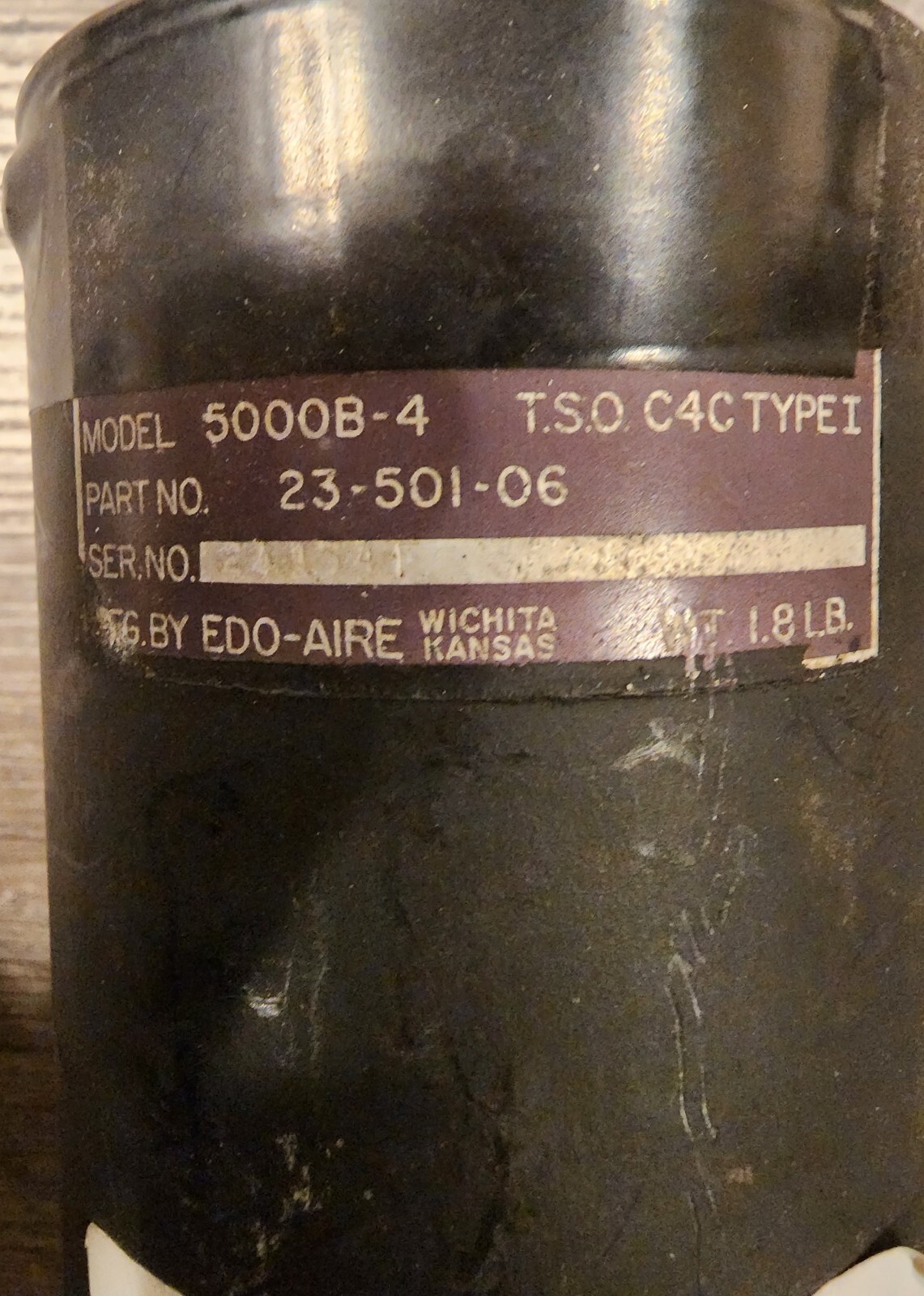 EDO-AIRE 5000B-4 “ADI” Attitude Gyro P/N: 23-501-06 W/ 60 Day Warranty