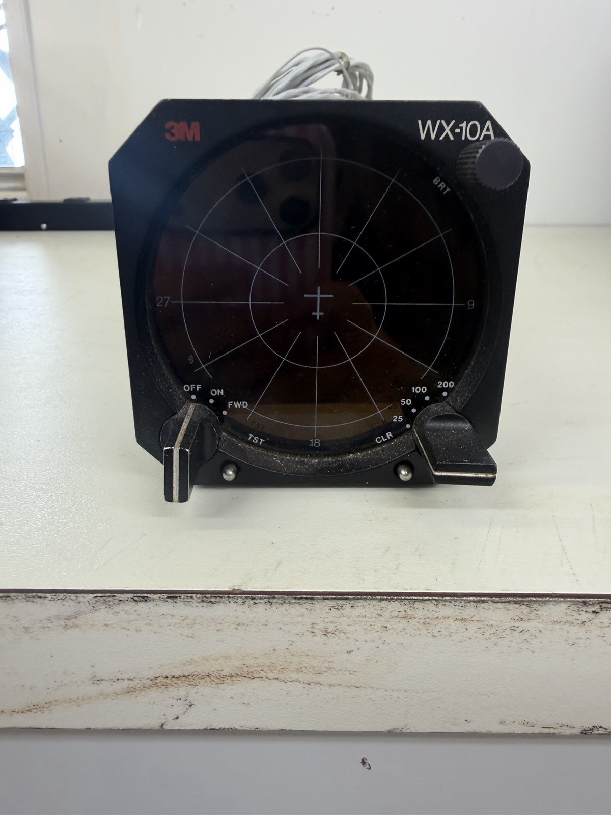 WX-10A Stormscope Display With Rack PN:78-8047-0984-4 – Condition Unknown