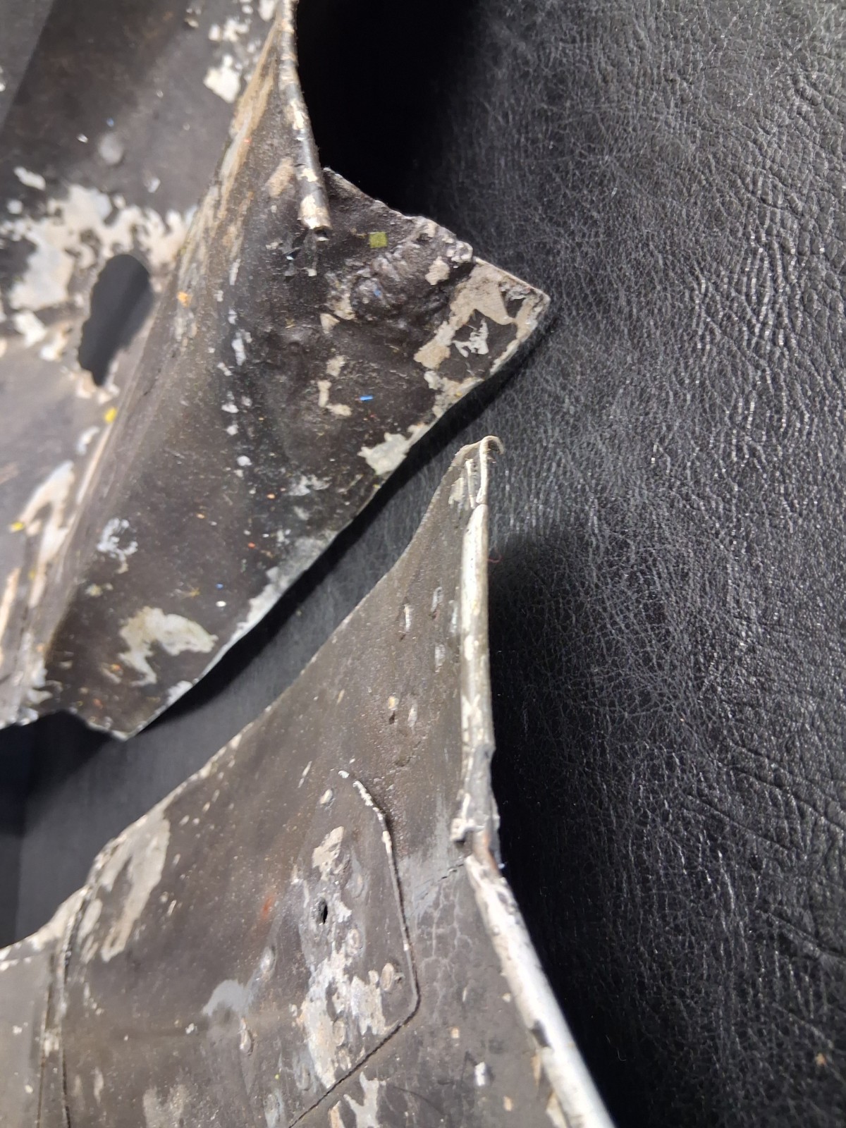 Piper J5A Engine Baffles PN: 00065-14, 00065-15 (Cracked & Patched)