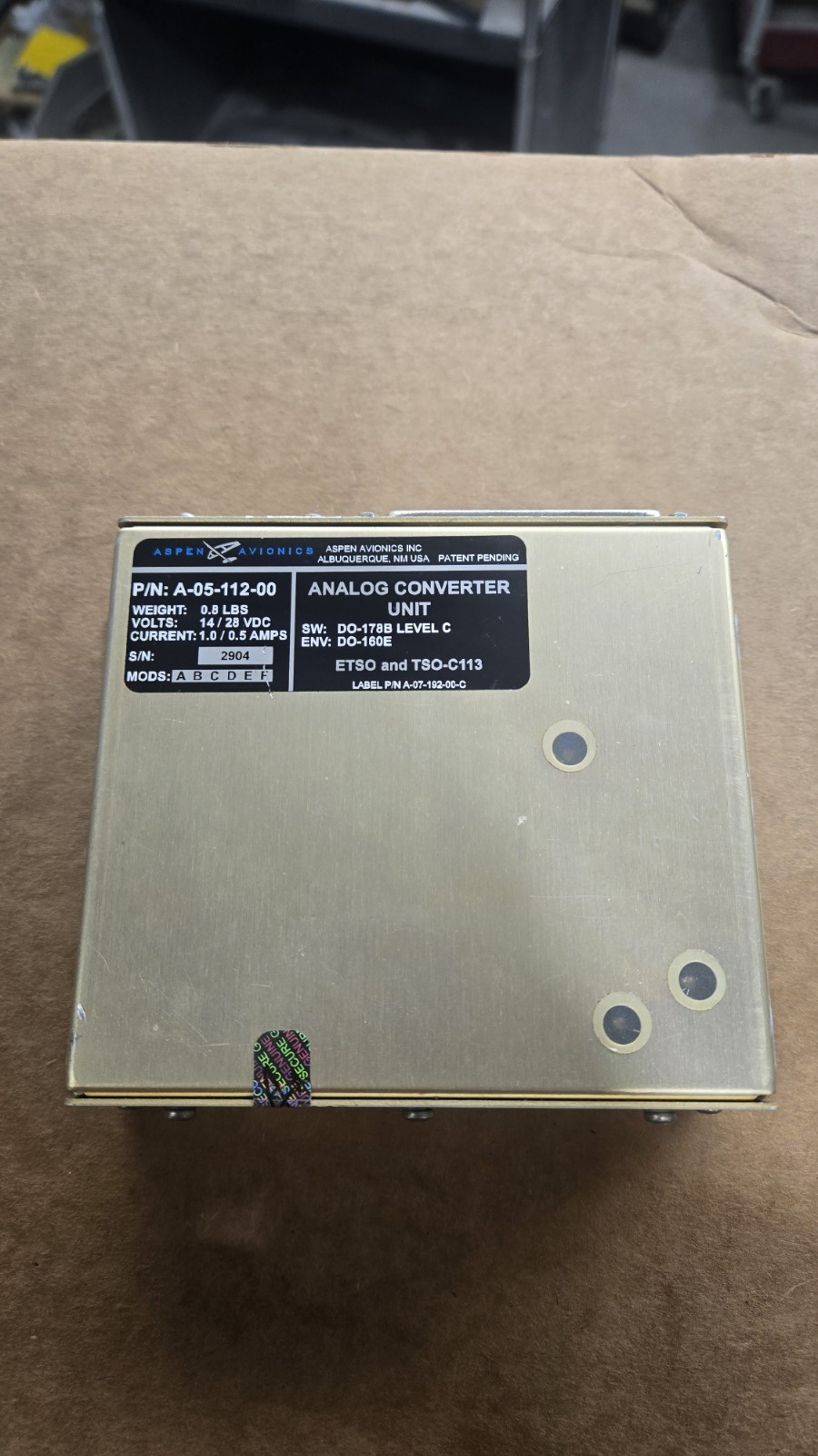 Aspen Avionics ACU