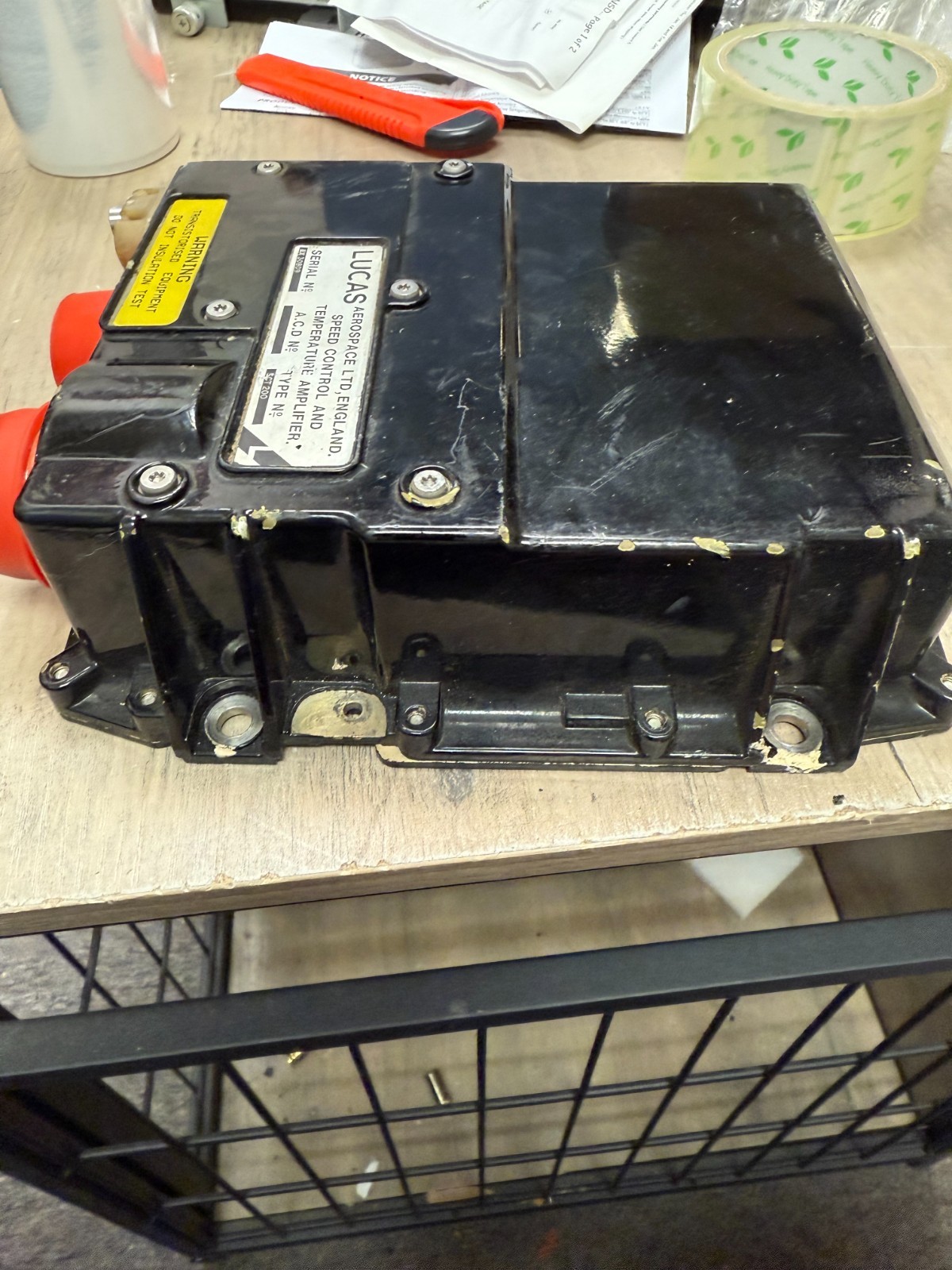Lucas Aerospace SPEED CONTROL/ TEMPERATURE AMPLIFIER UNTESTED READ