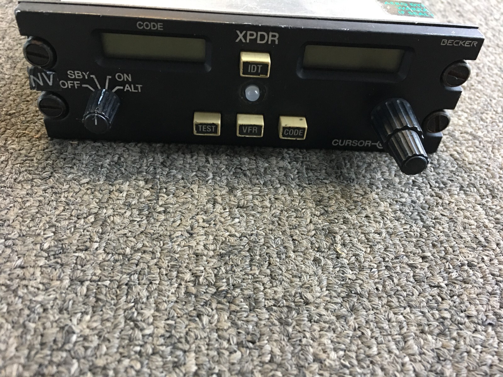 BECKER ATC-3401-(110) TRANSPONDER XPDR used with 30 day warranty