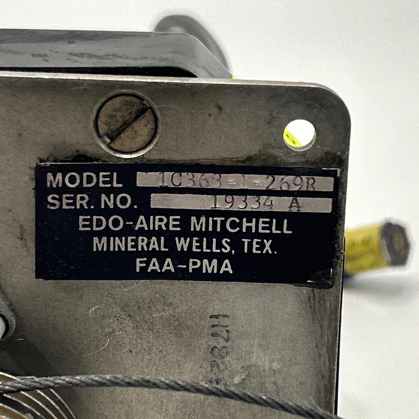 EDO-AIRE Century Autopilot Roll Servo PN: 1C363-1-269R