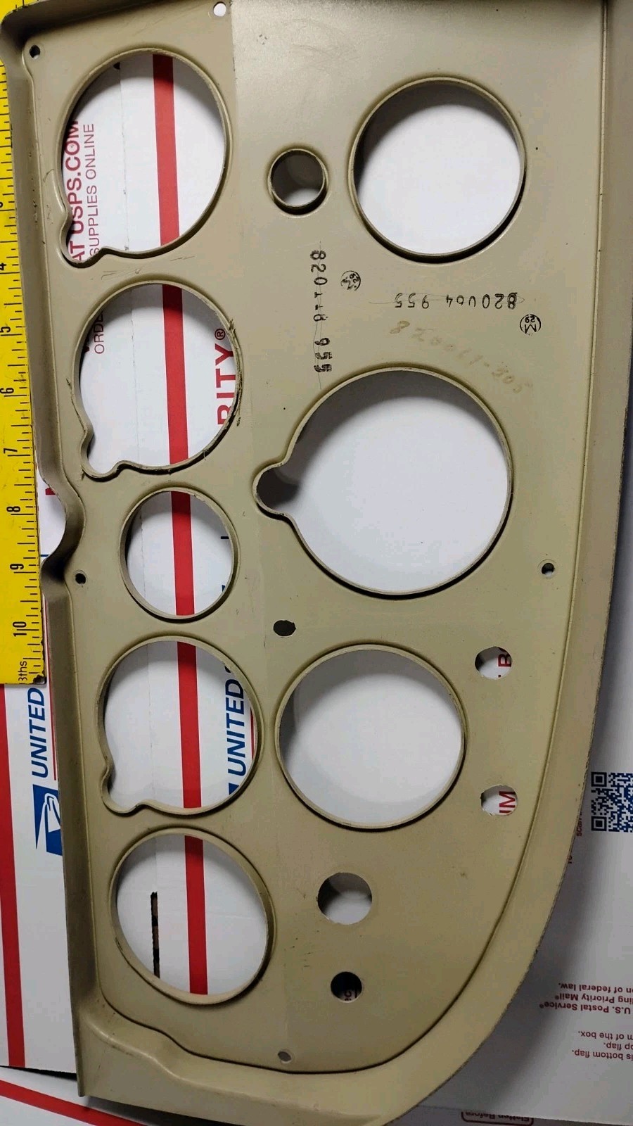 Mooney M20 Flight Instrument Panel Cover Assy P/N 820001 AIRCRAFT AVIATION USA